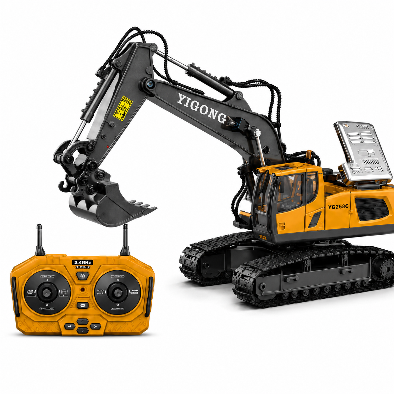 2.4GHz RC Excavator Toy for Kids