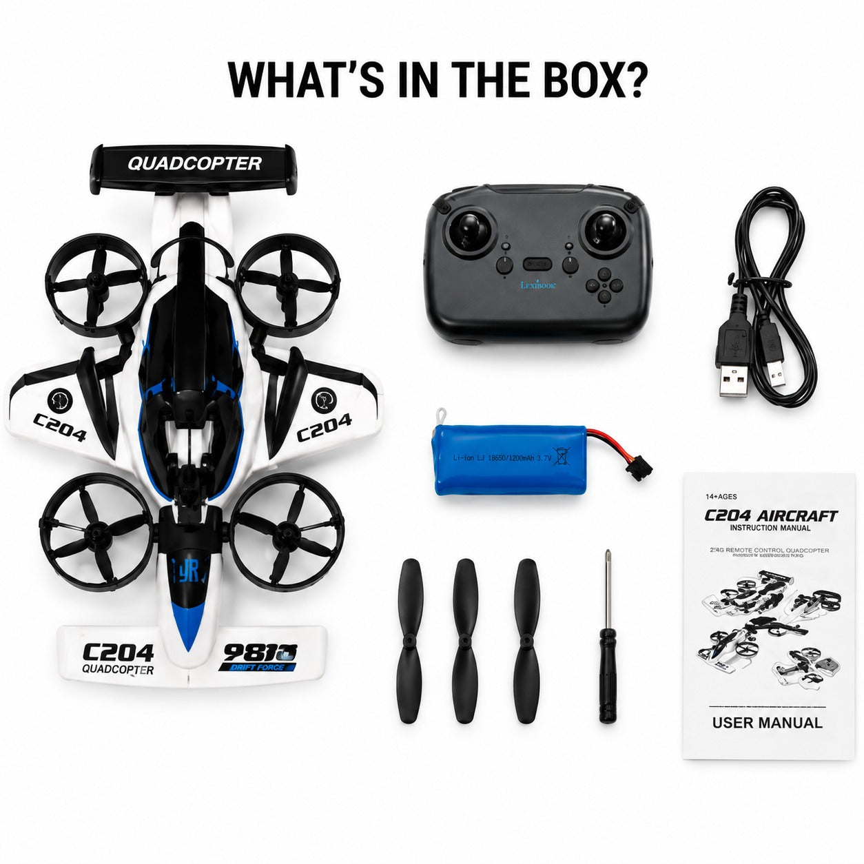 C204 RC Quadcopter Drone