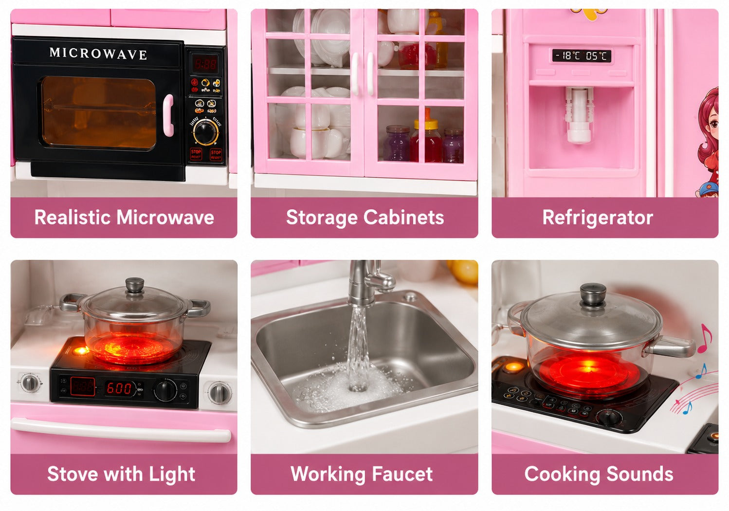 Pearl Kitchen Play Set for Kids