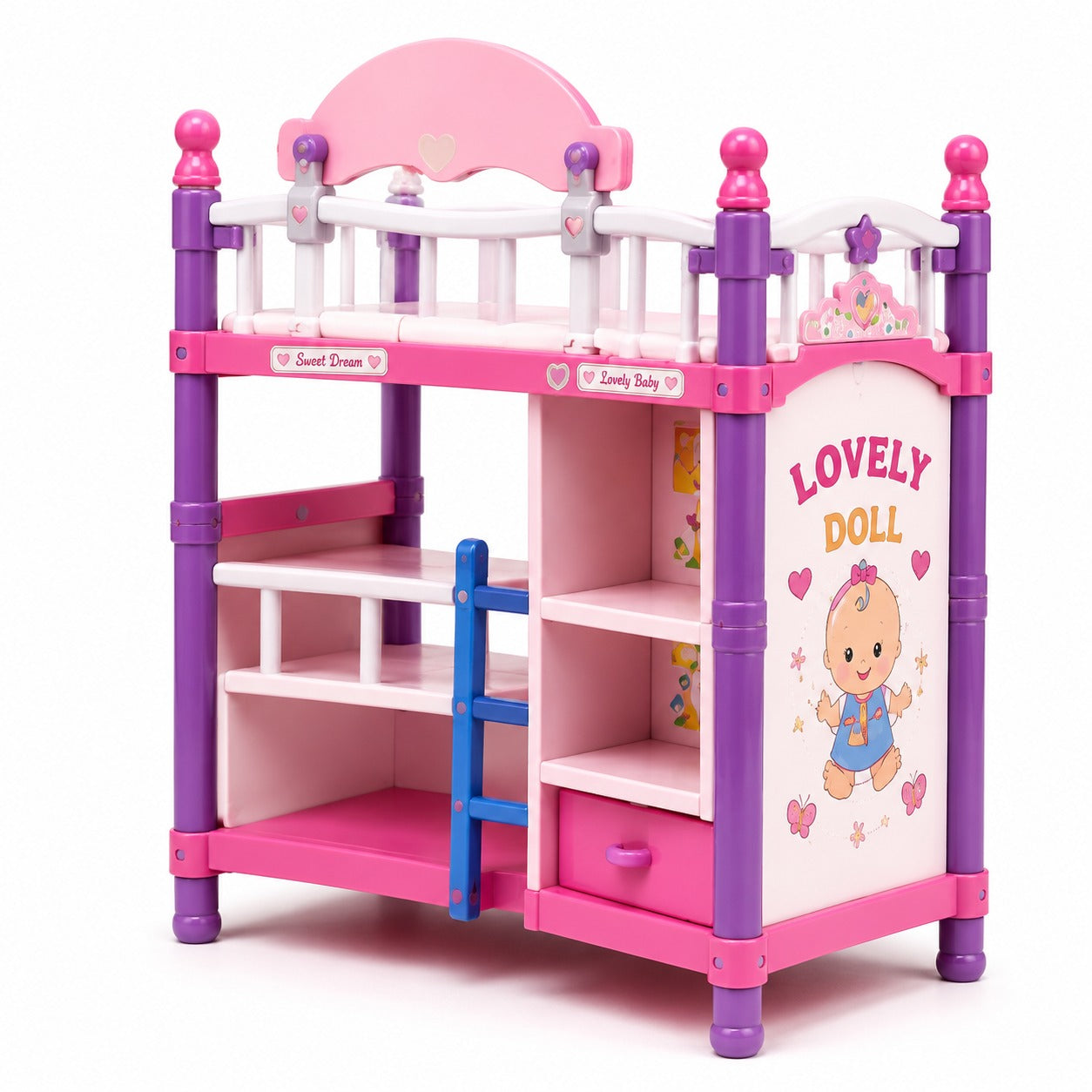Lovely Doll Bunk Bed Play Set