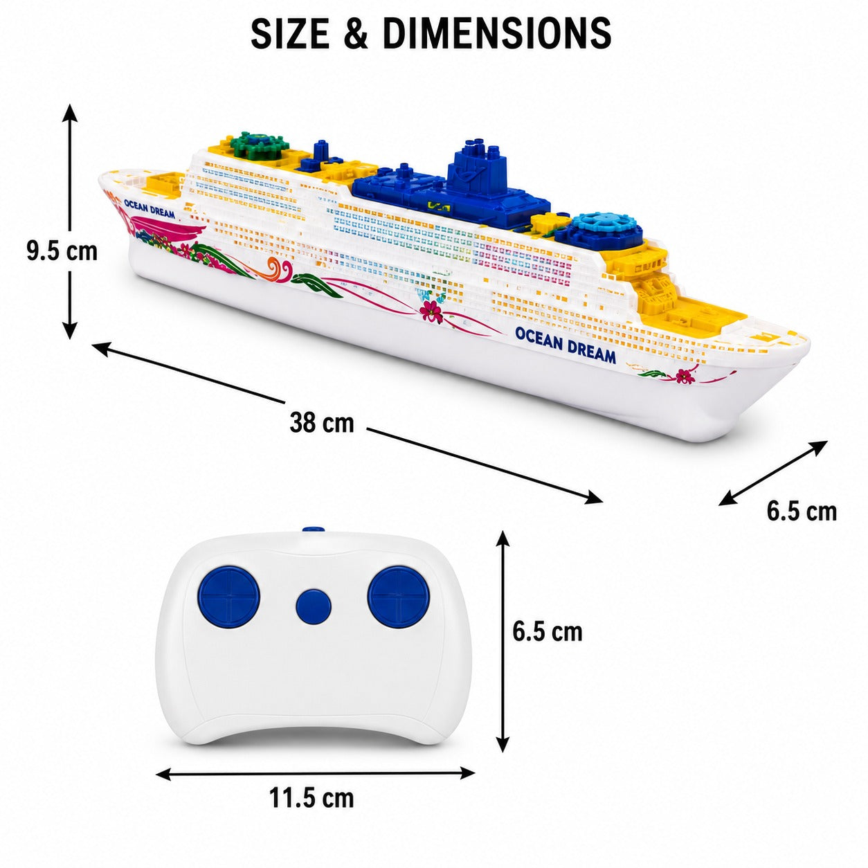 Super Ocean Ship RC Toy
