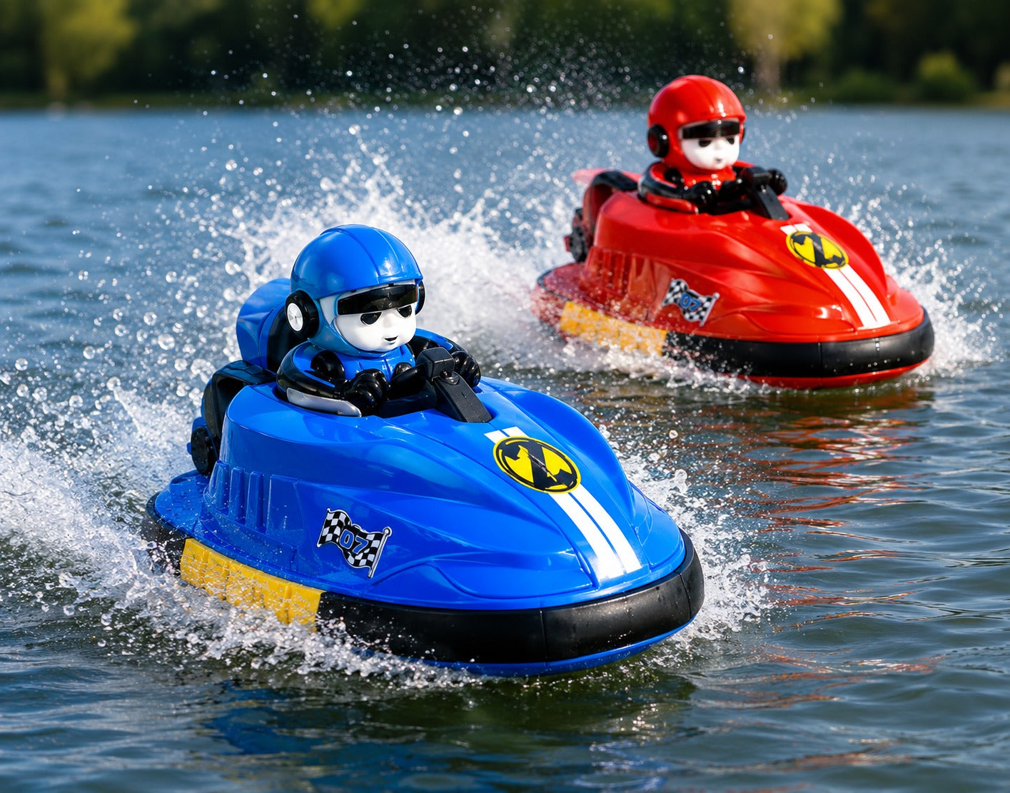 High Speed Hovercraft RC Bumper Boats