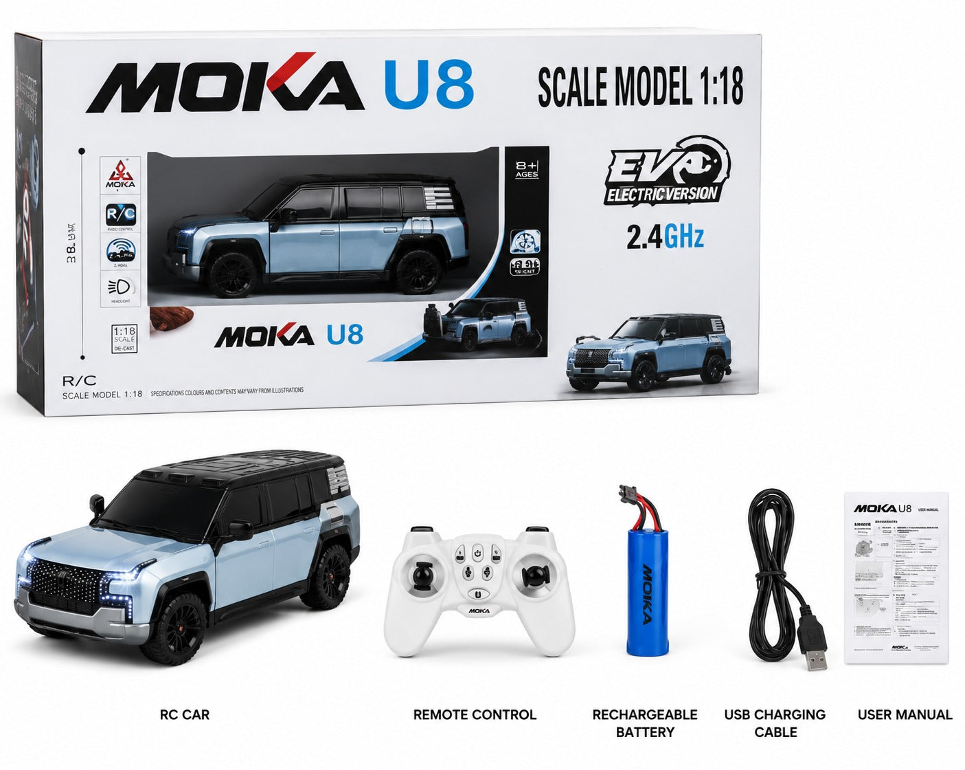 MOKA U8 1:18 Scale RC SUV