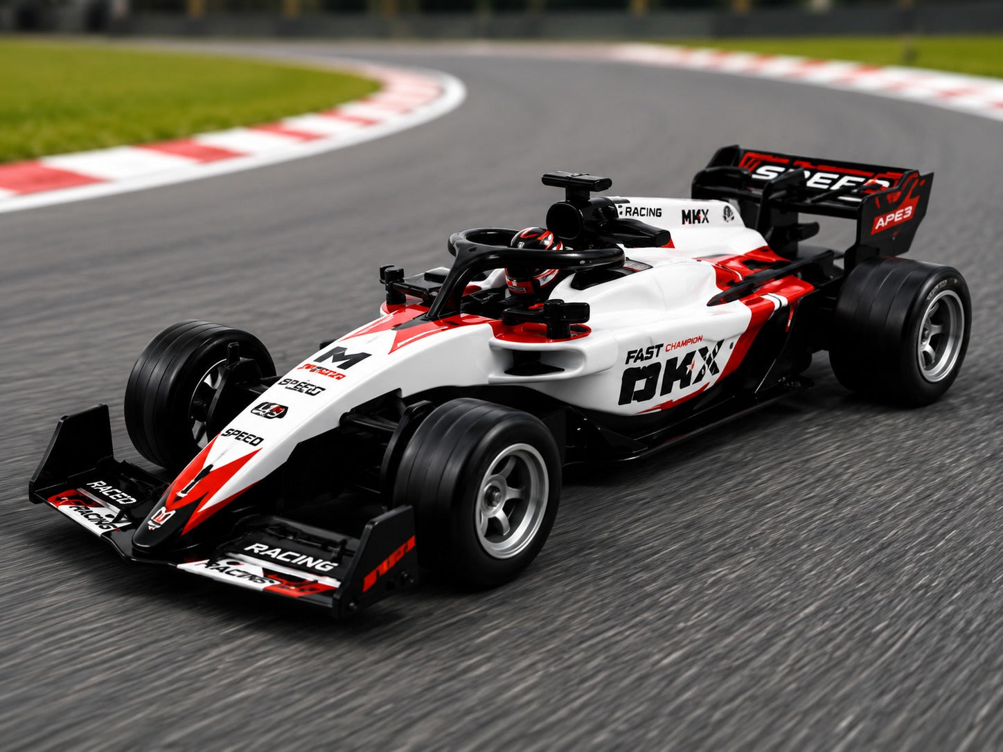 Classic Model 1:64 Scale RC Formula Racing Car