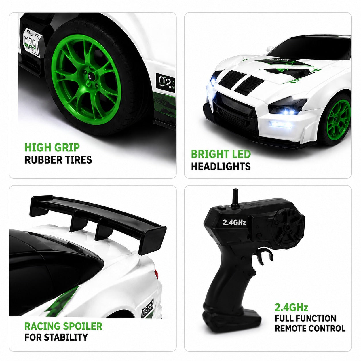 High Speed 2.4GHz RC Drift Racing Car