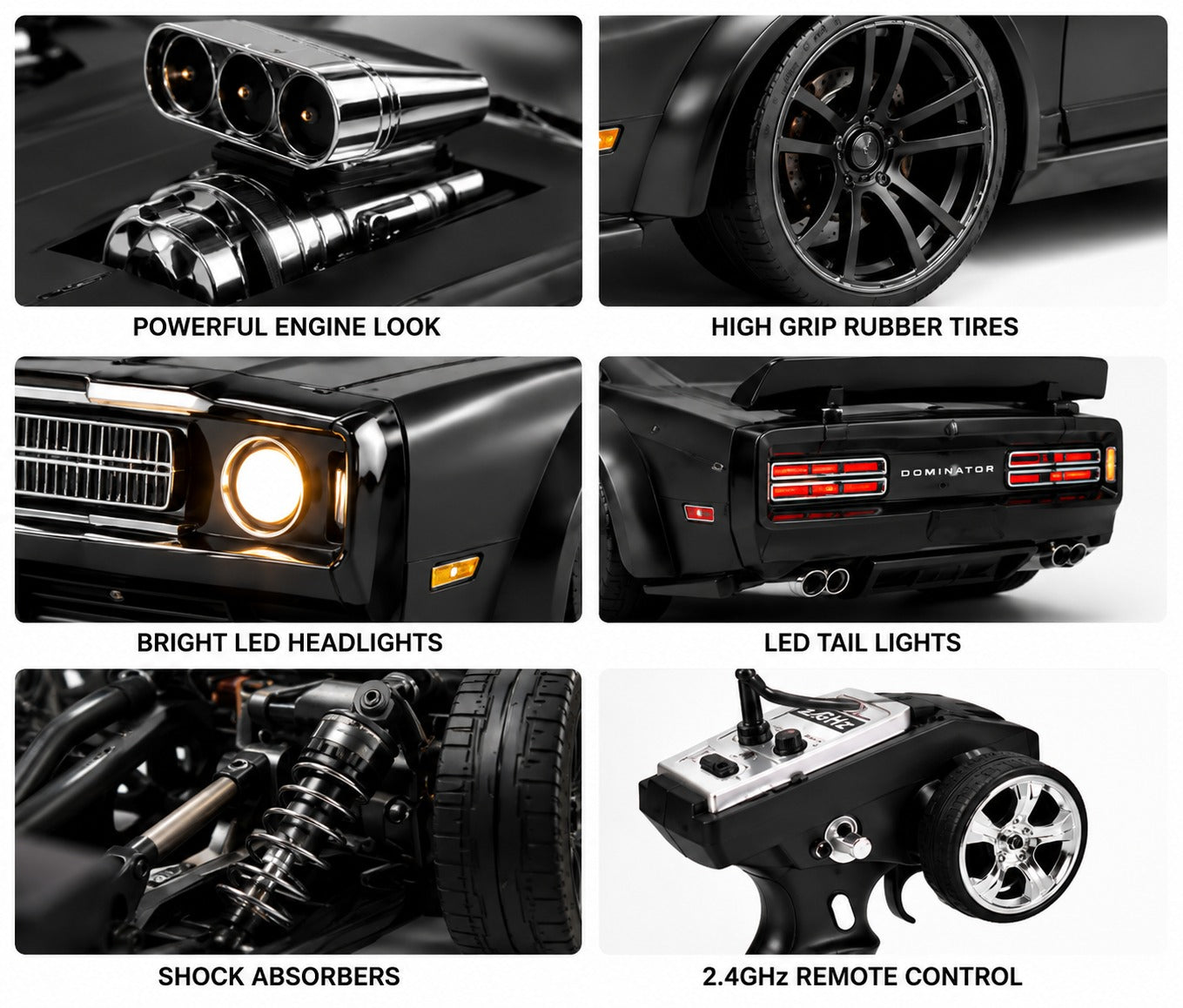 Hurricane Dominator 1:16 Scale RC Racing Car