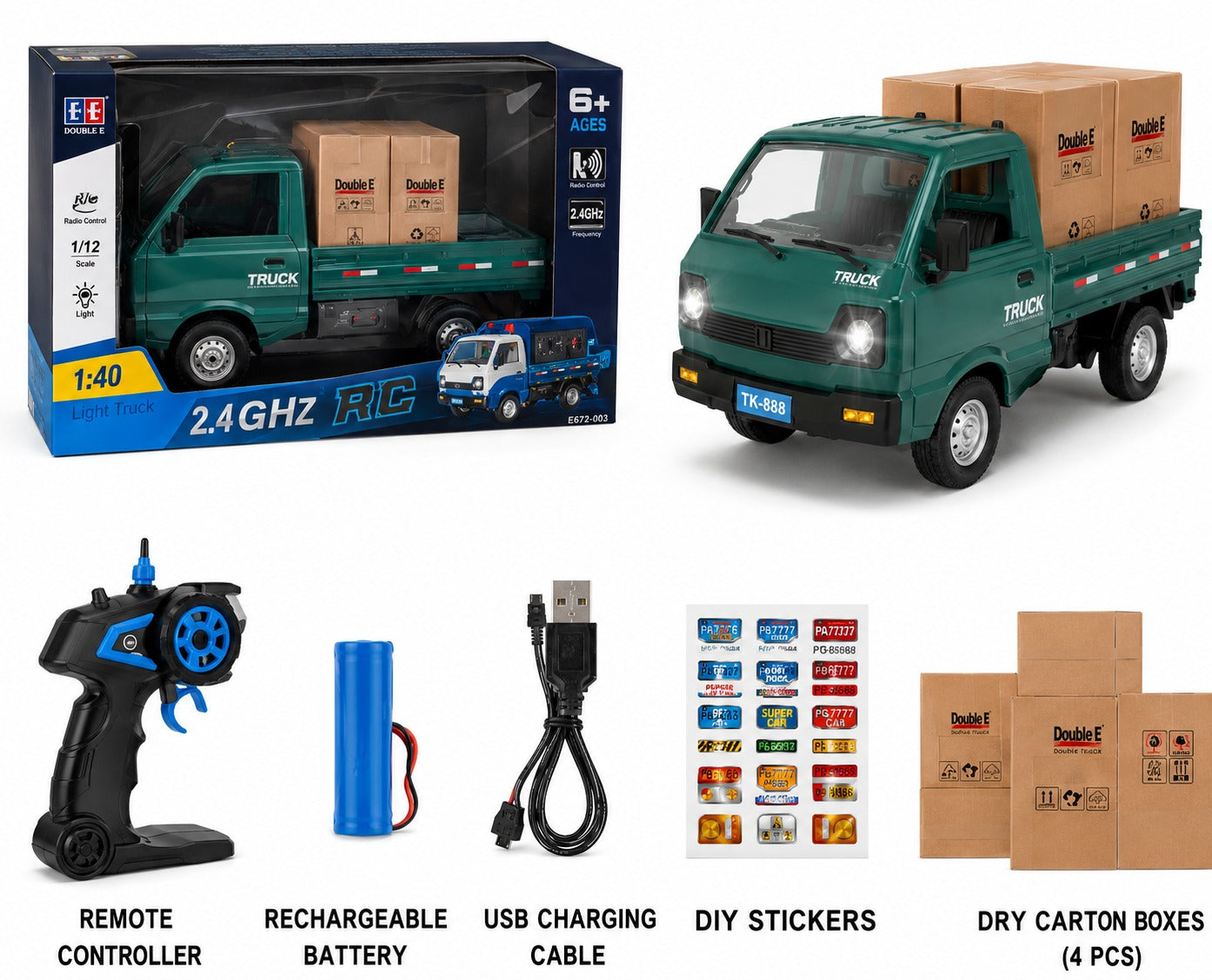 1:40 RC Cargo Truck