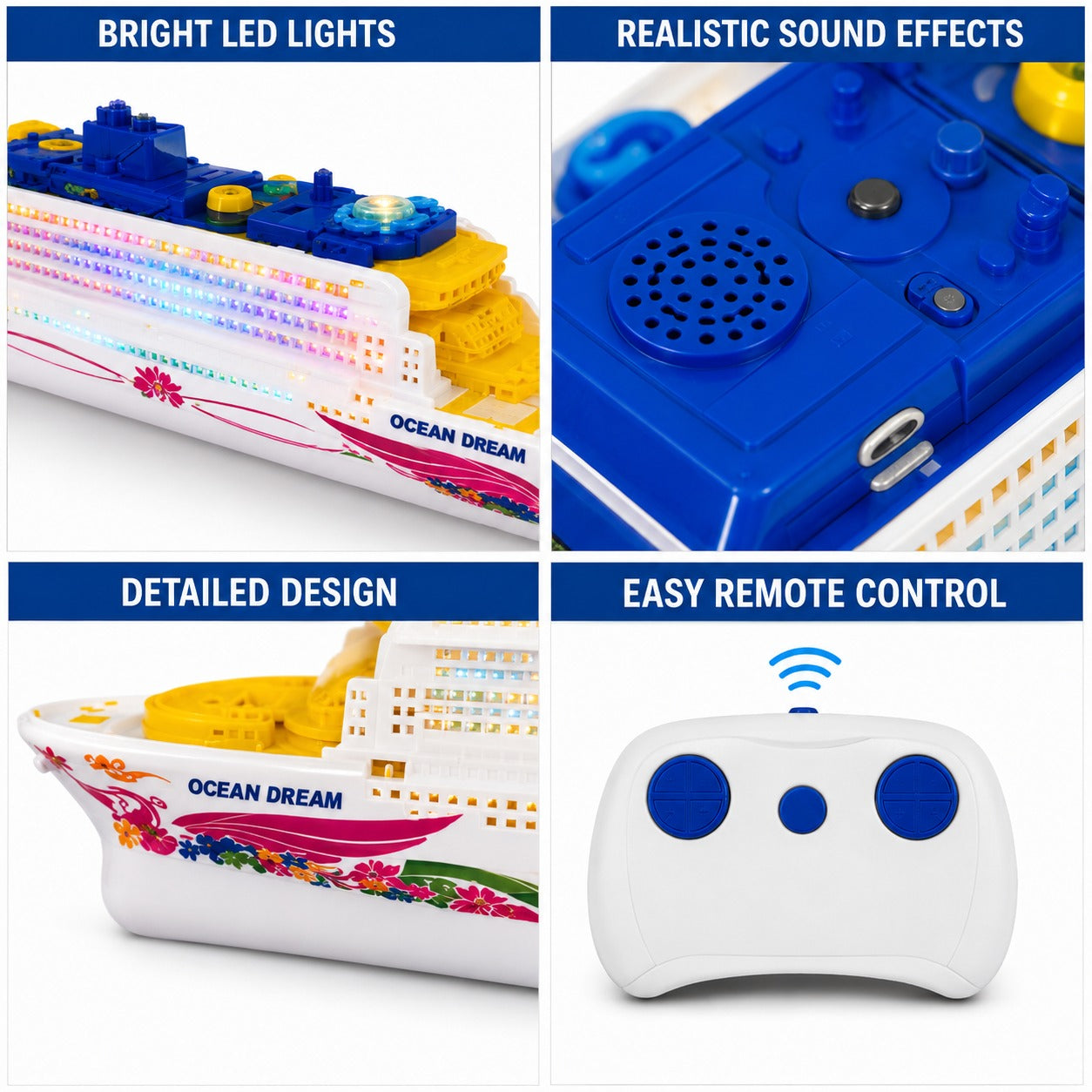 Super Ocean Ship RC Toy