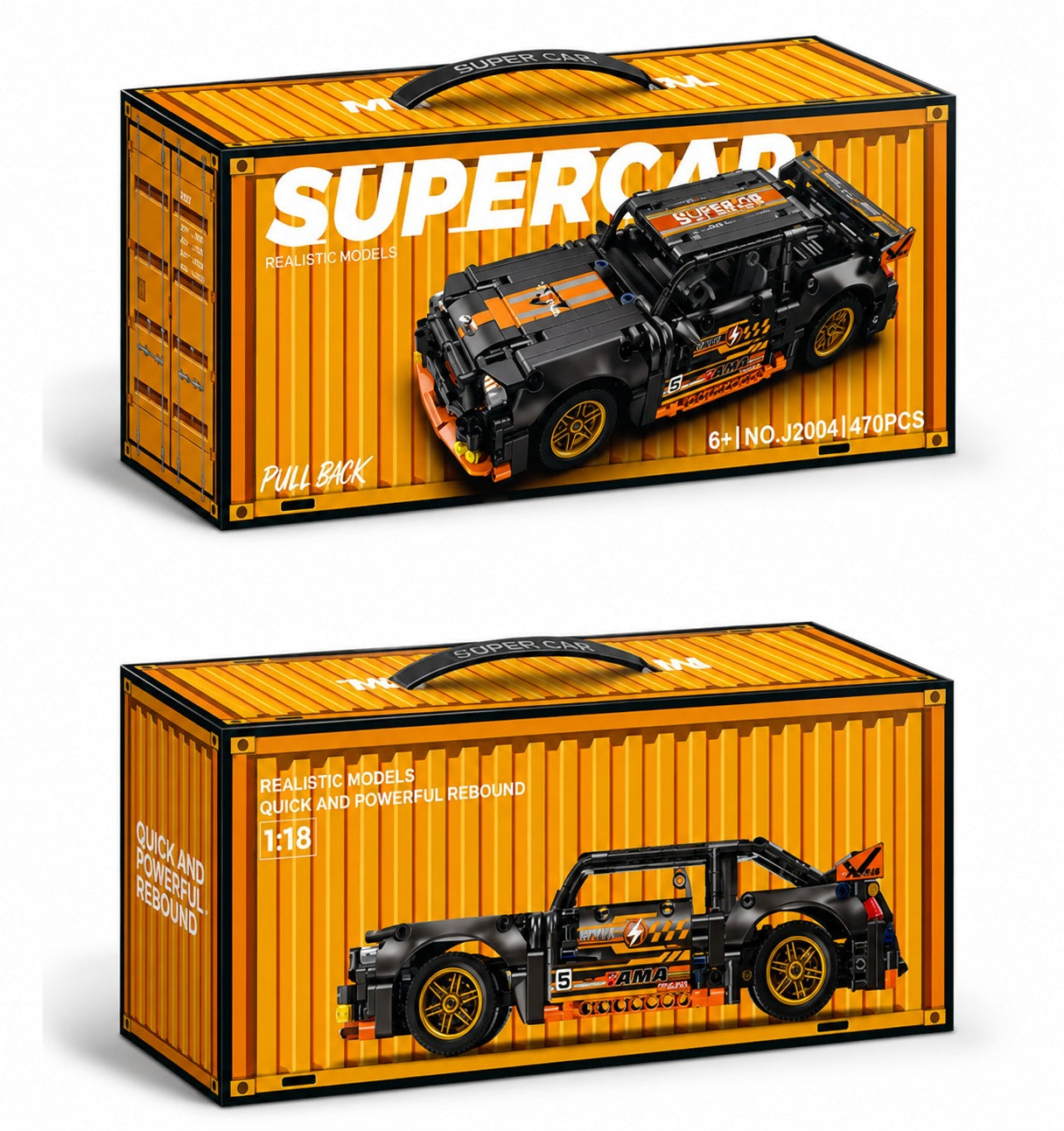 Supercar Building Block RC Car