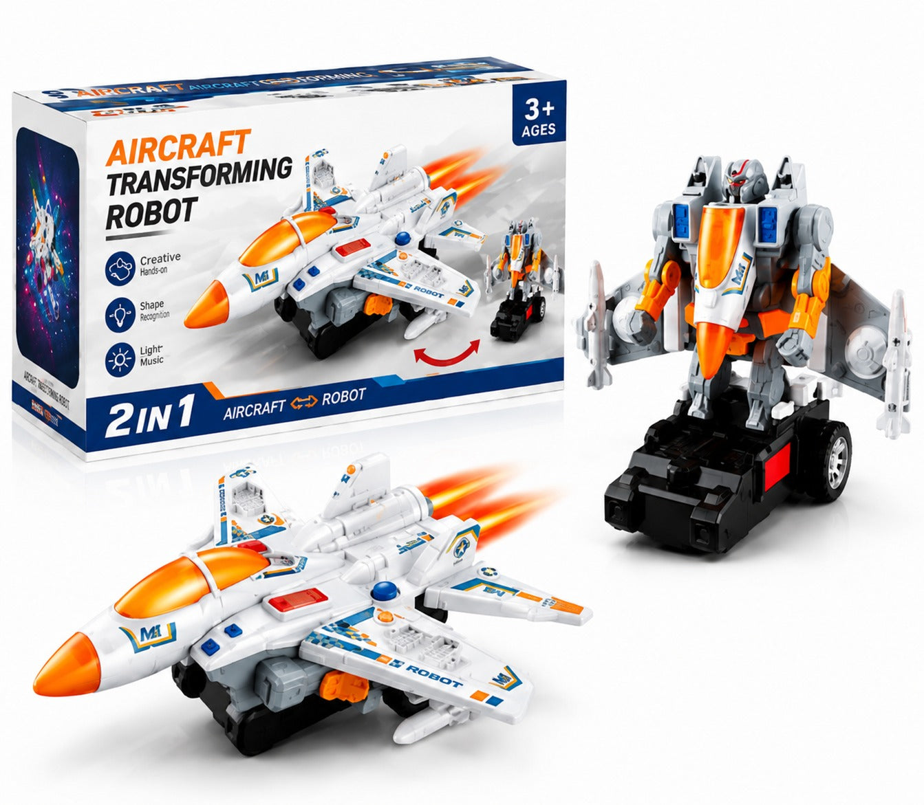 2-in-1 RC Aircraft Deformation Robot