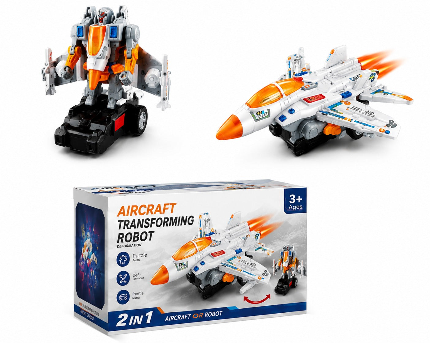 2-in-1 RC Aircraft Deformation Robot