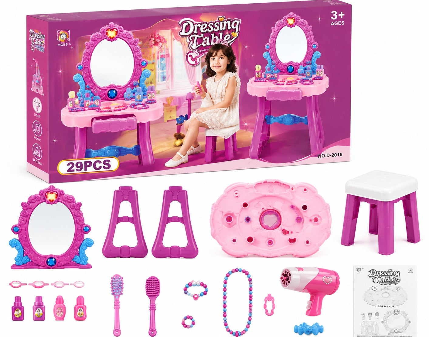 Princess Dressing Table Play Set