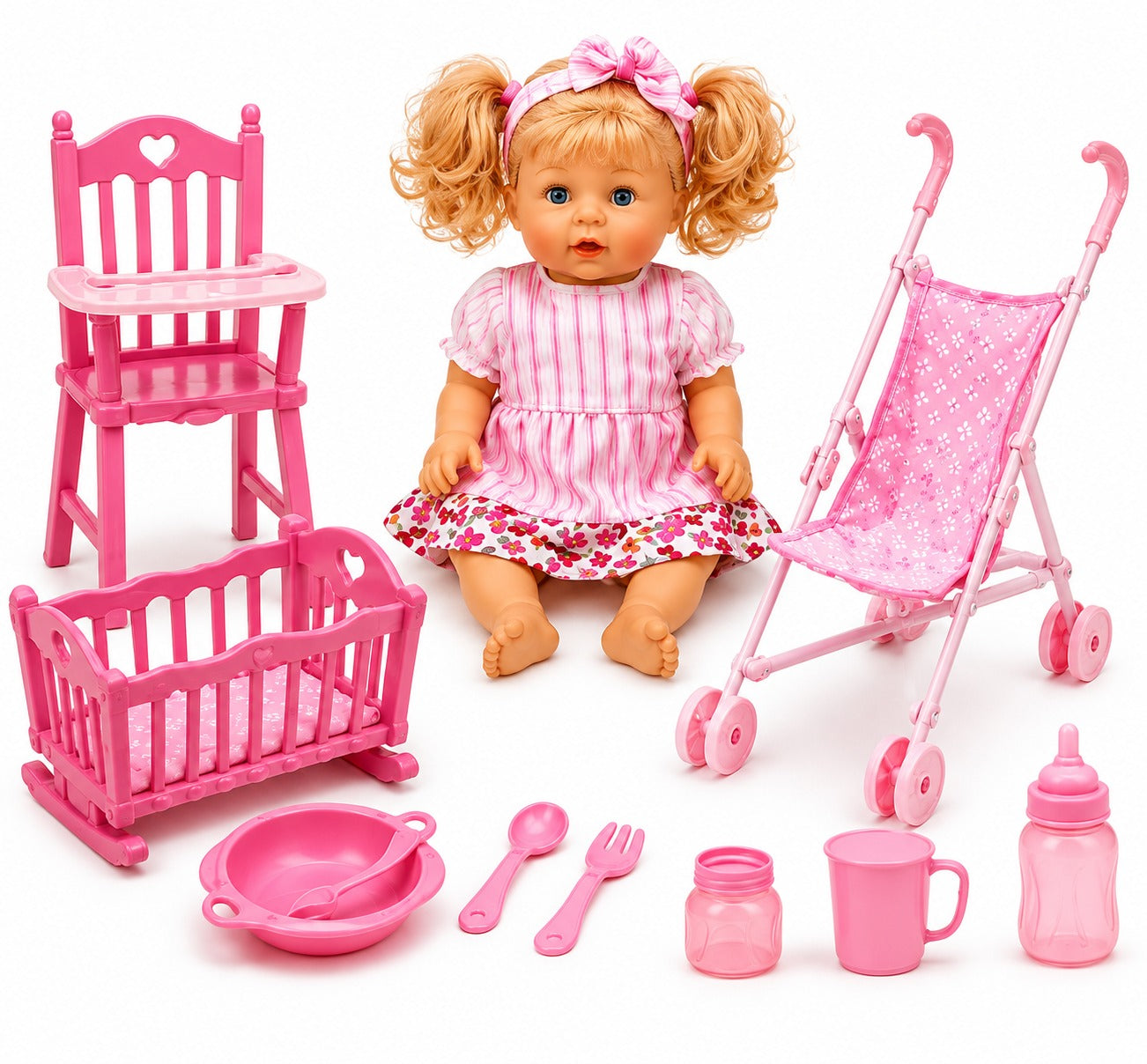 Baby Doll Care Play Set