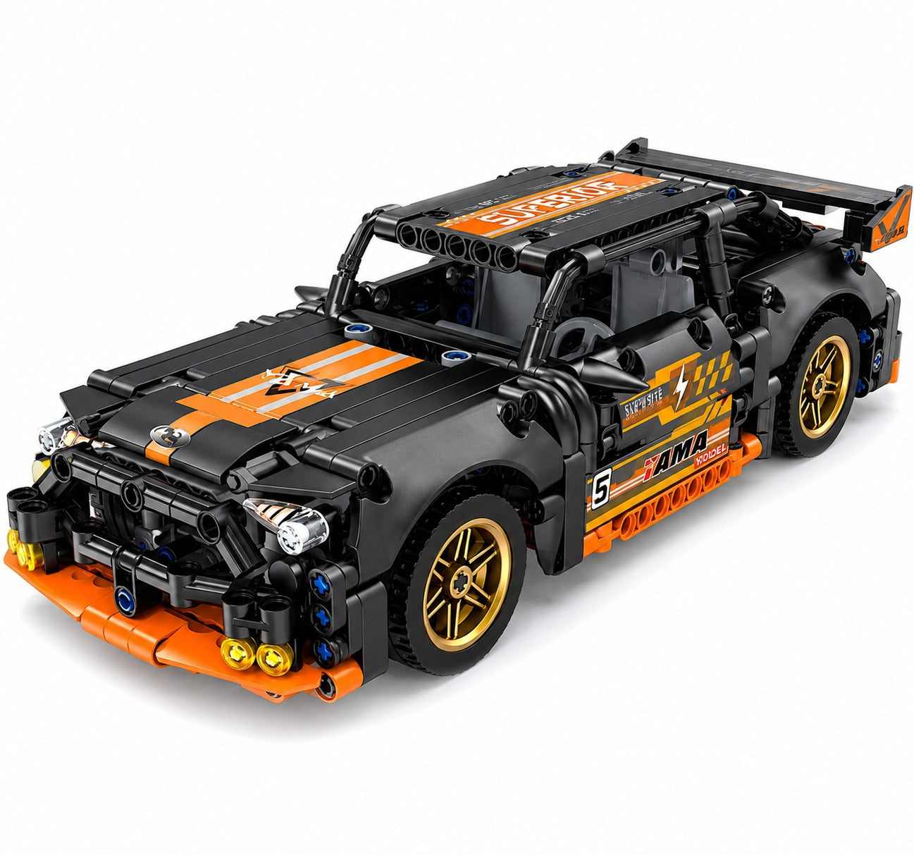 Supercar Building Block RC Car