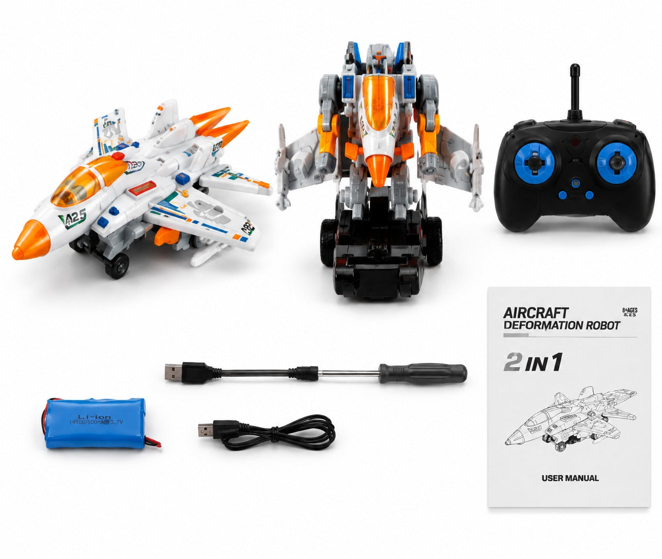 2-in-1 RC Aircraft Deformation Robot