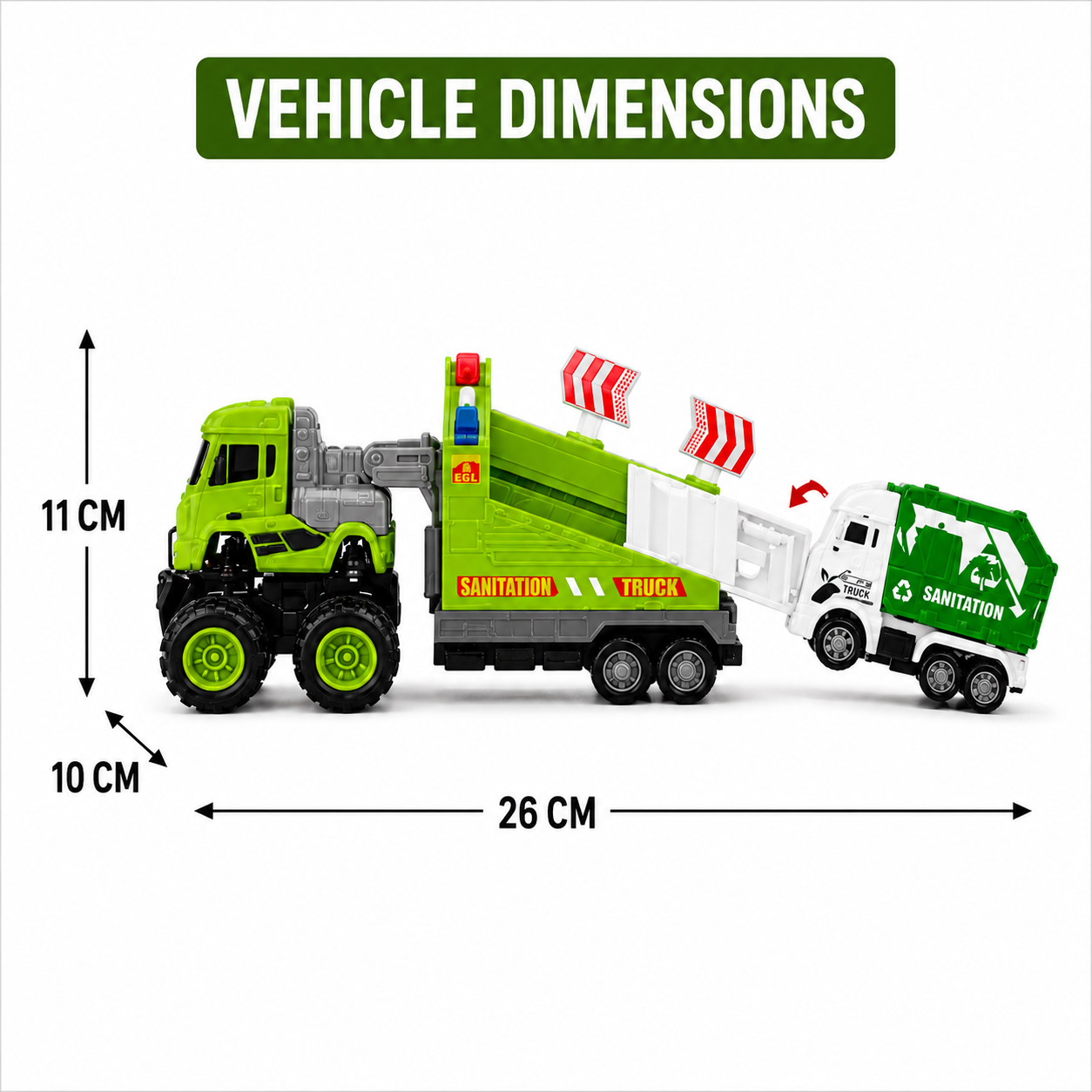 1:43 Die-Cast Sanitation Truck