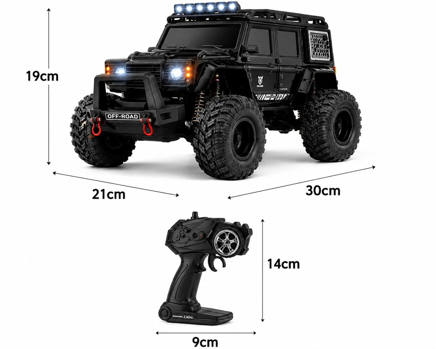 Challenge 1:12 Scale 4WD Off-Road RC Truck