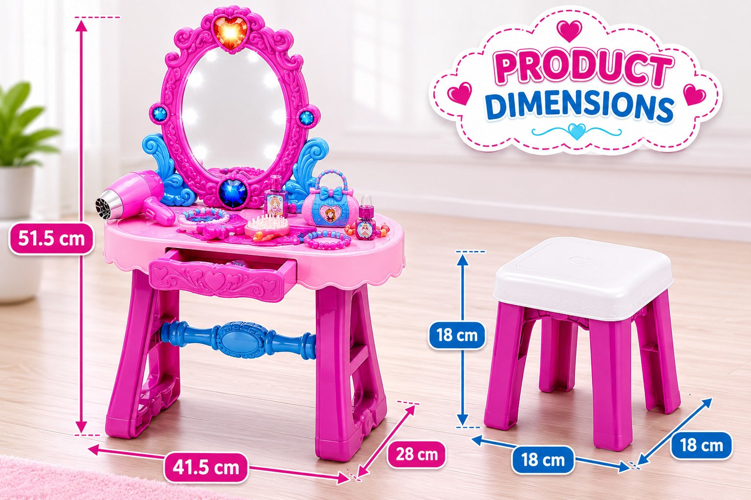 Princess Dressing Table Play Set