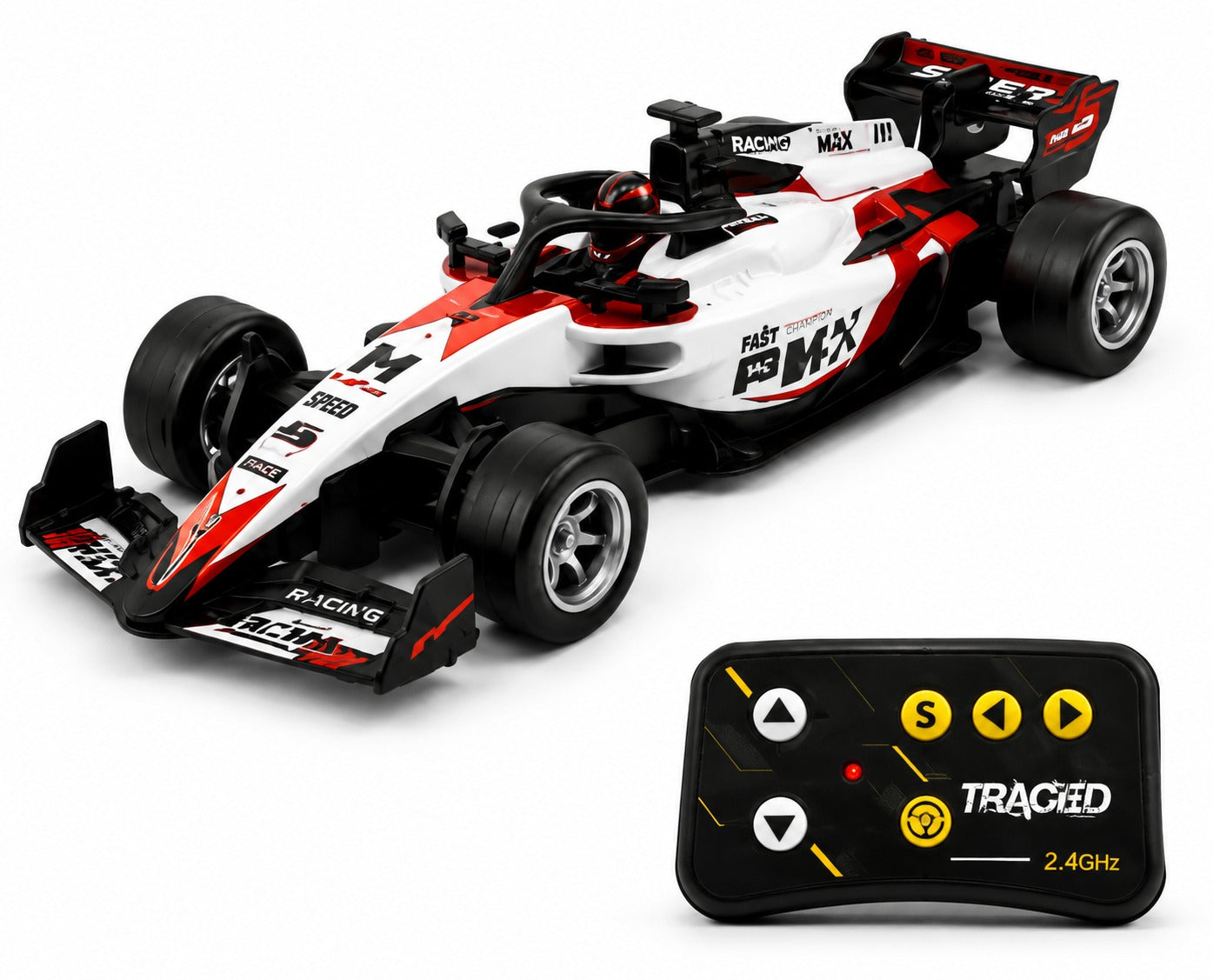 Classic Model 1:64 Scale RC Formula Racing Car