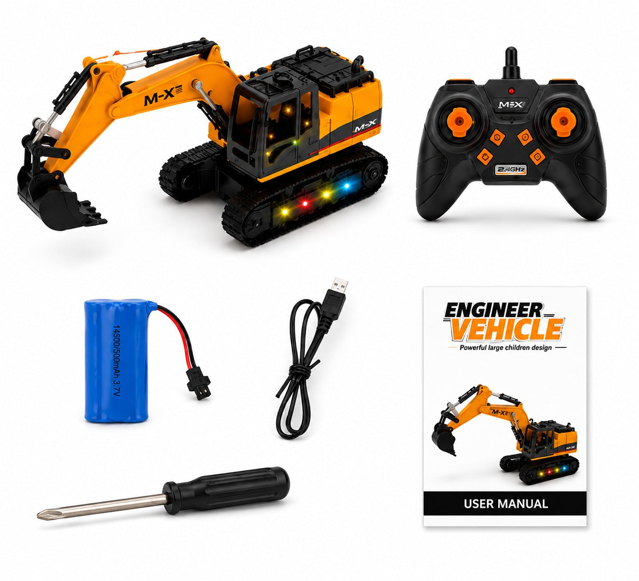 RC Excavator Toy