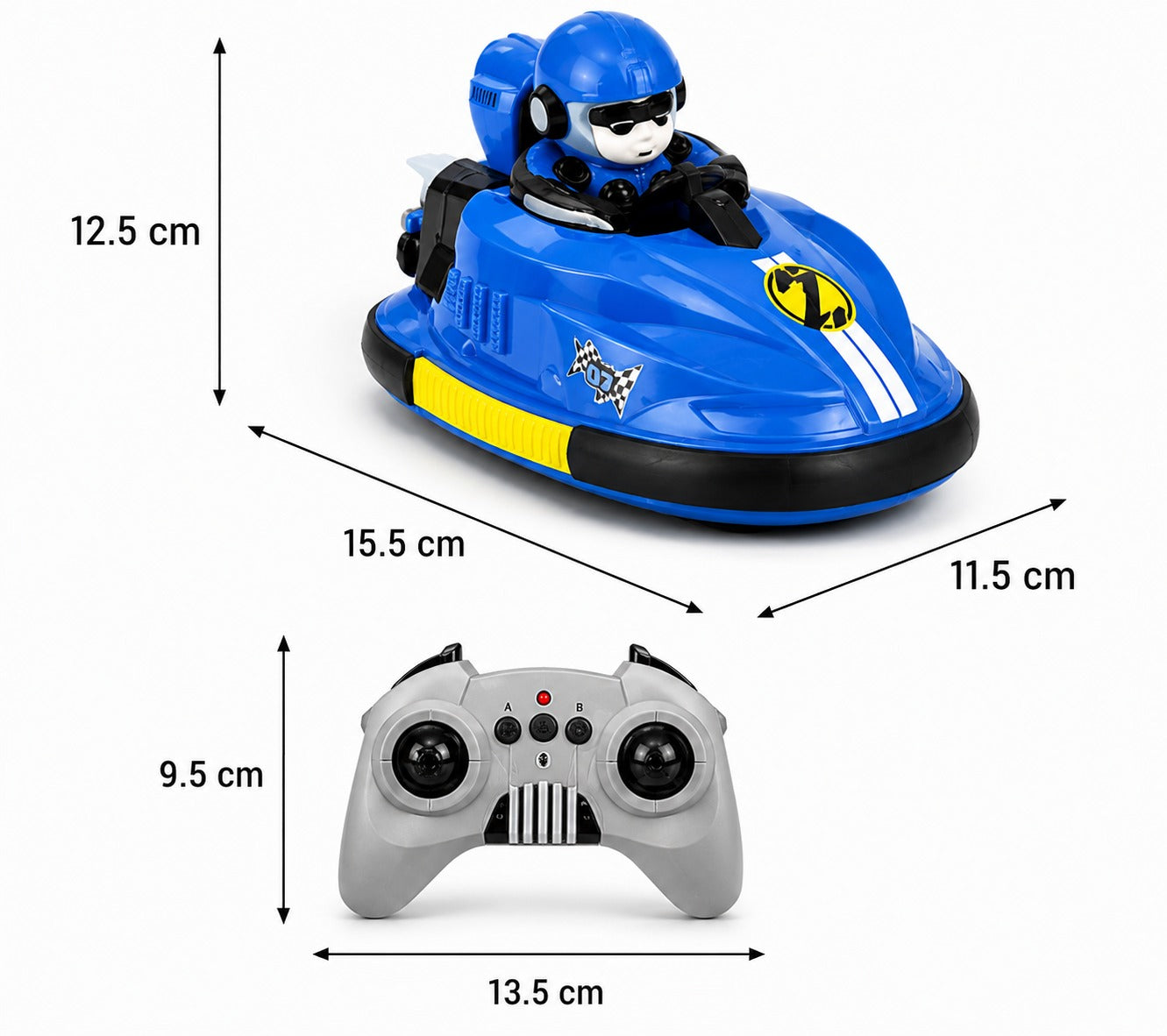 High Speed Hovercraft RC Bumper Boats