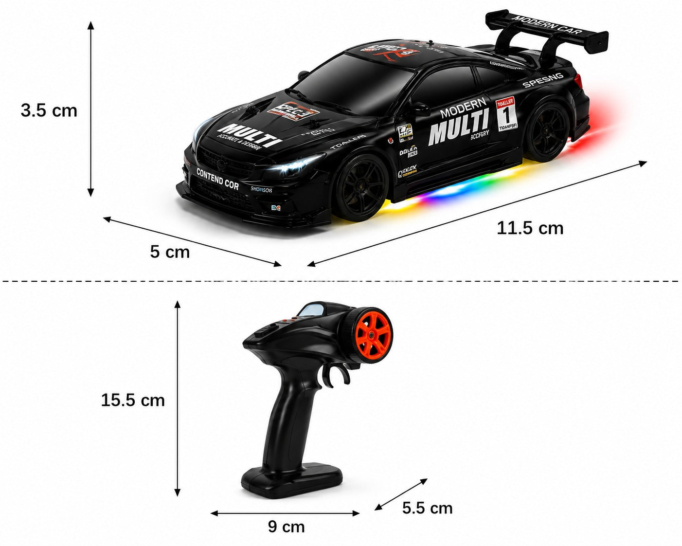 ZD Racing 1:43 Scale RC Drift Racing Car