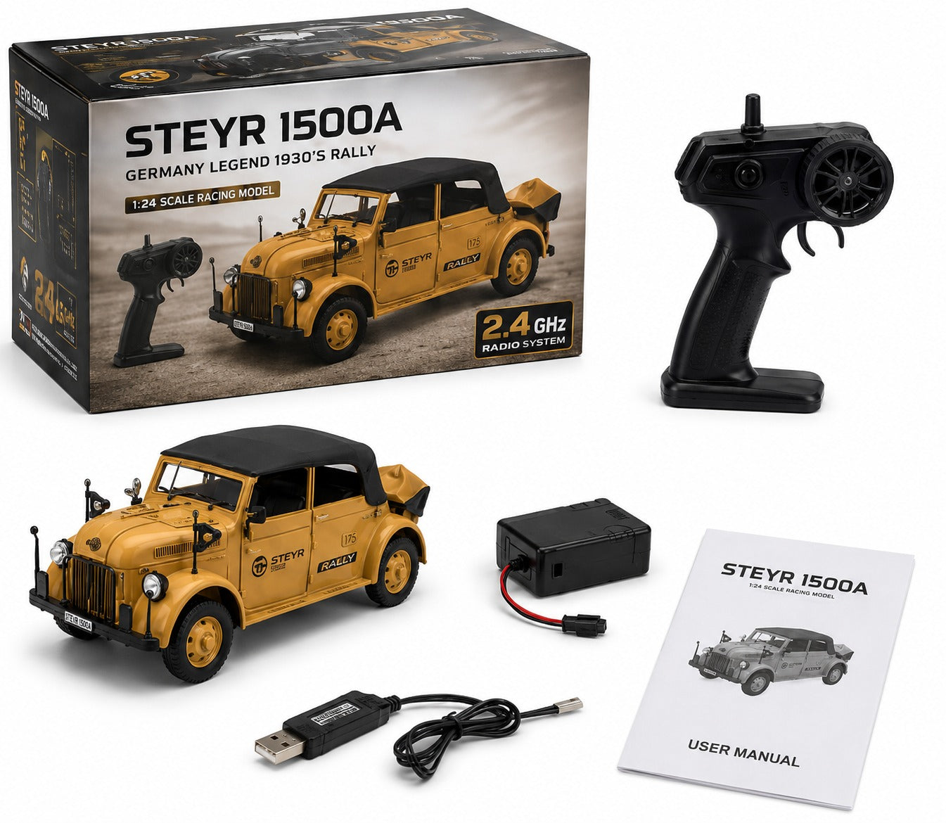 STEYR 1500A 1:24 Scale RC Rally Car