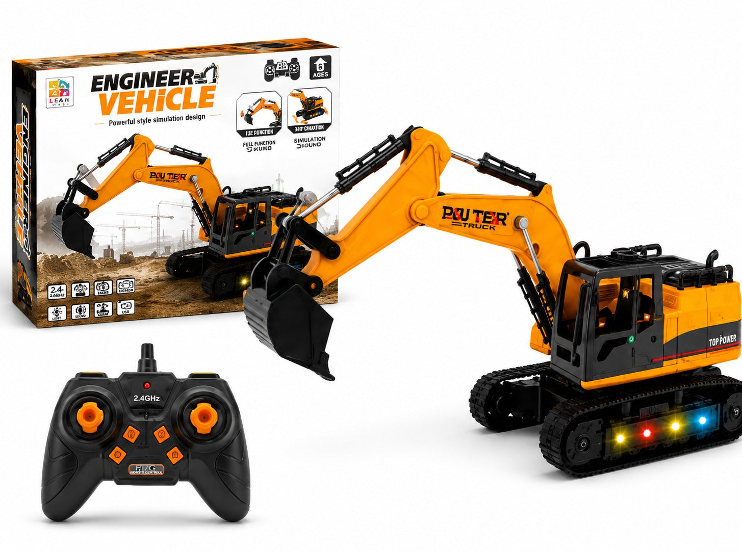 RC Excavator Toy