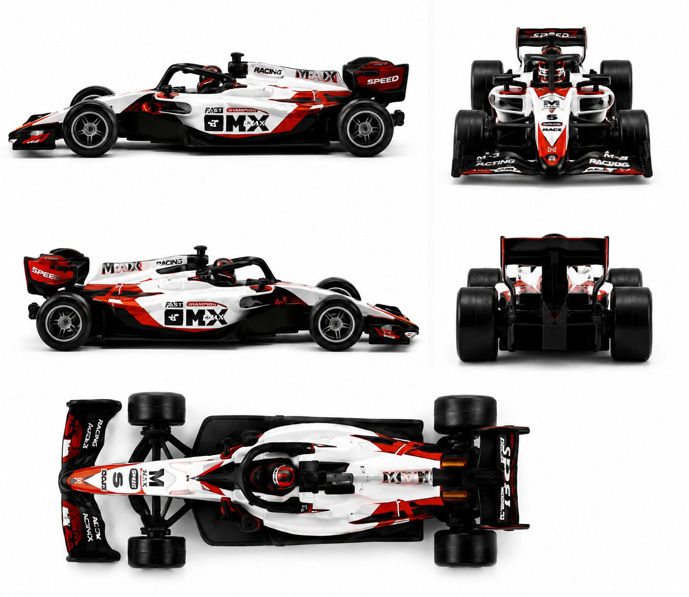 Classic Model 1:64 Scale RC Formula Racing Car