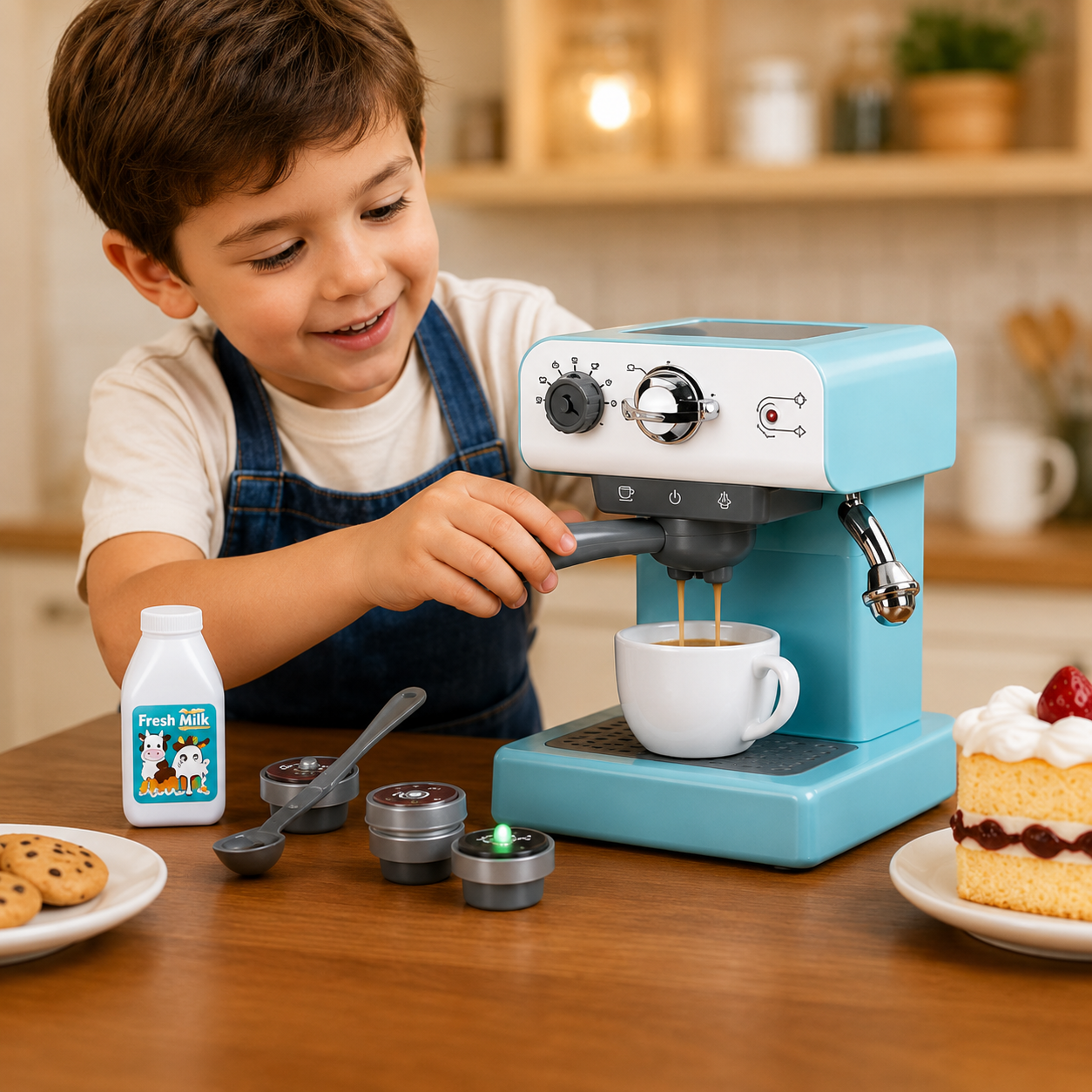 Kids Coffee Machine Toy Set