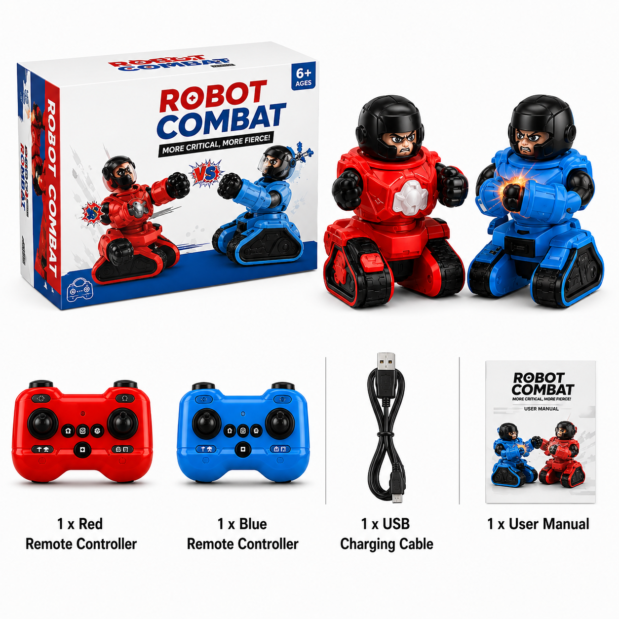 Robot Combat RC Boxing Set