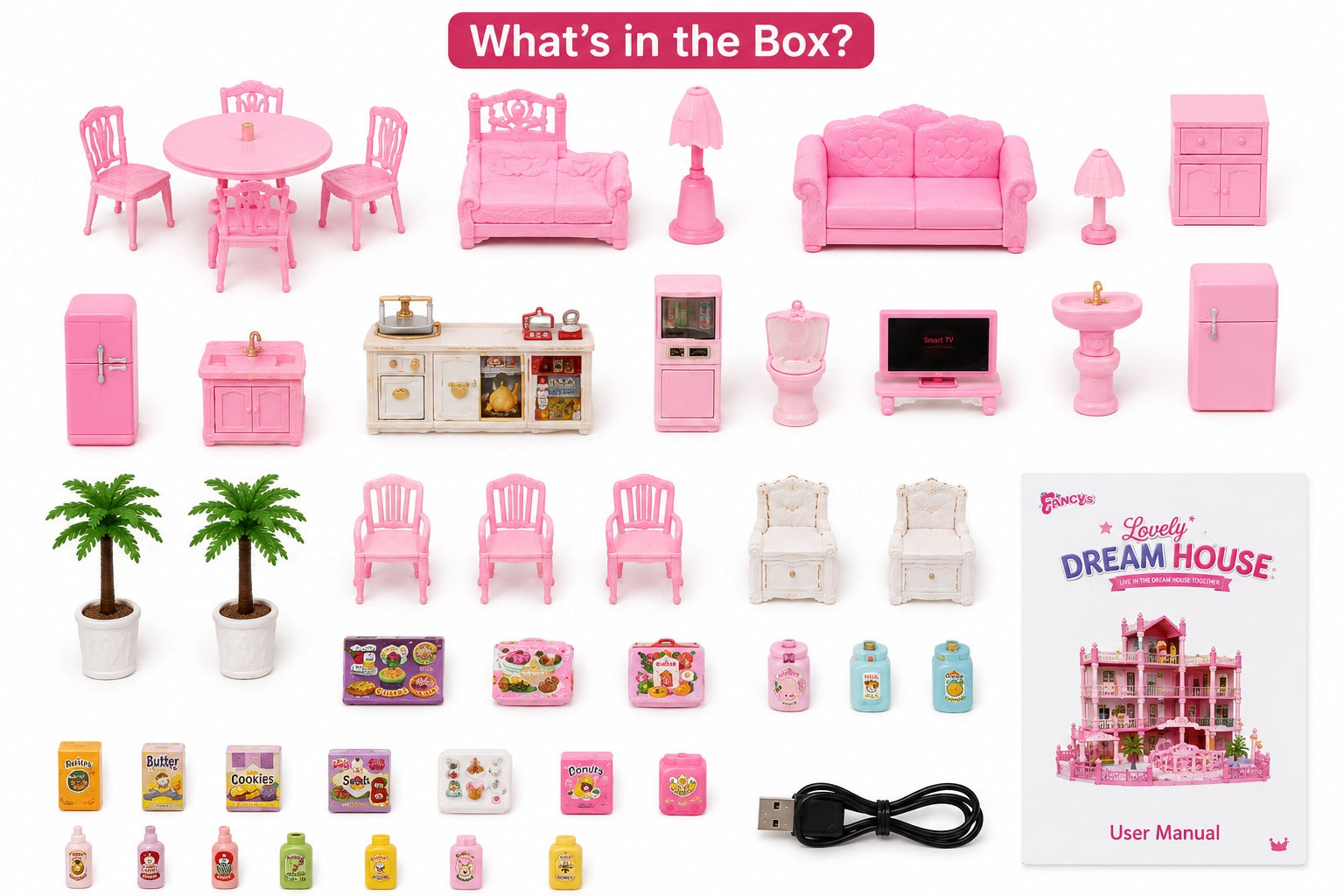 Lovely Dream House Furniture Play Set