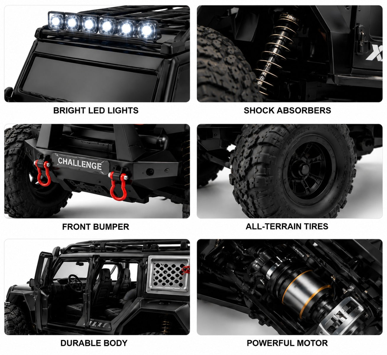 Challenge 1:12 Scale 4WD Off-Road RC Truck