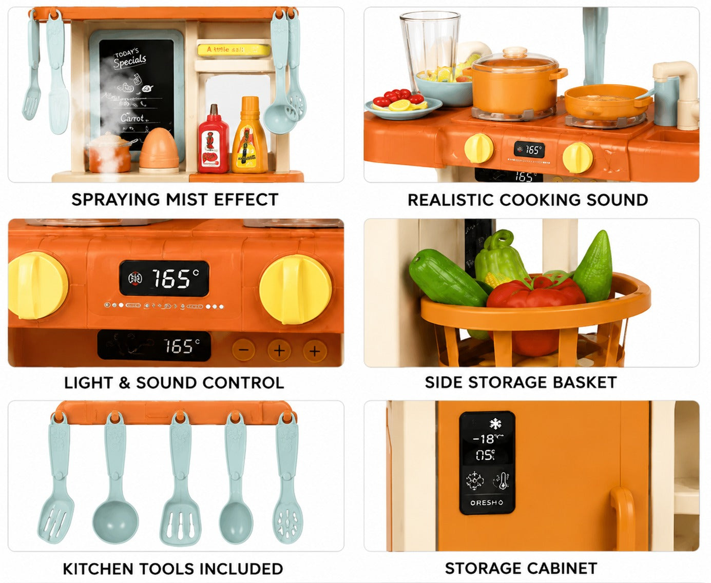 Spraying Mist Kitchen Play Set