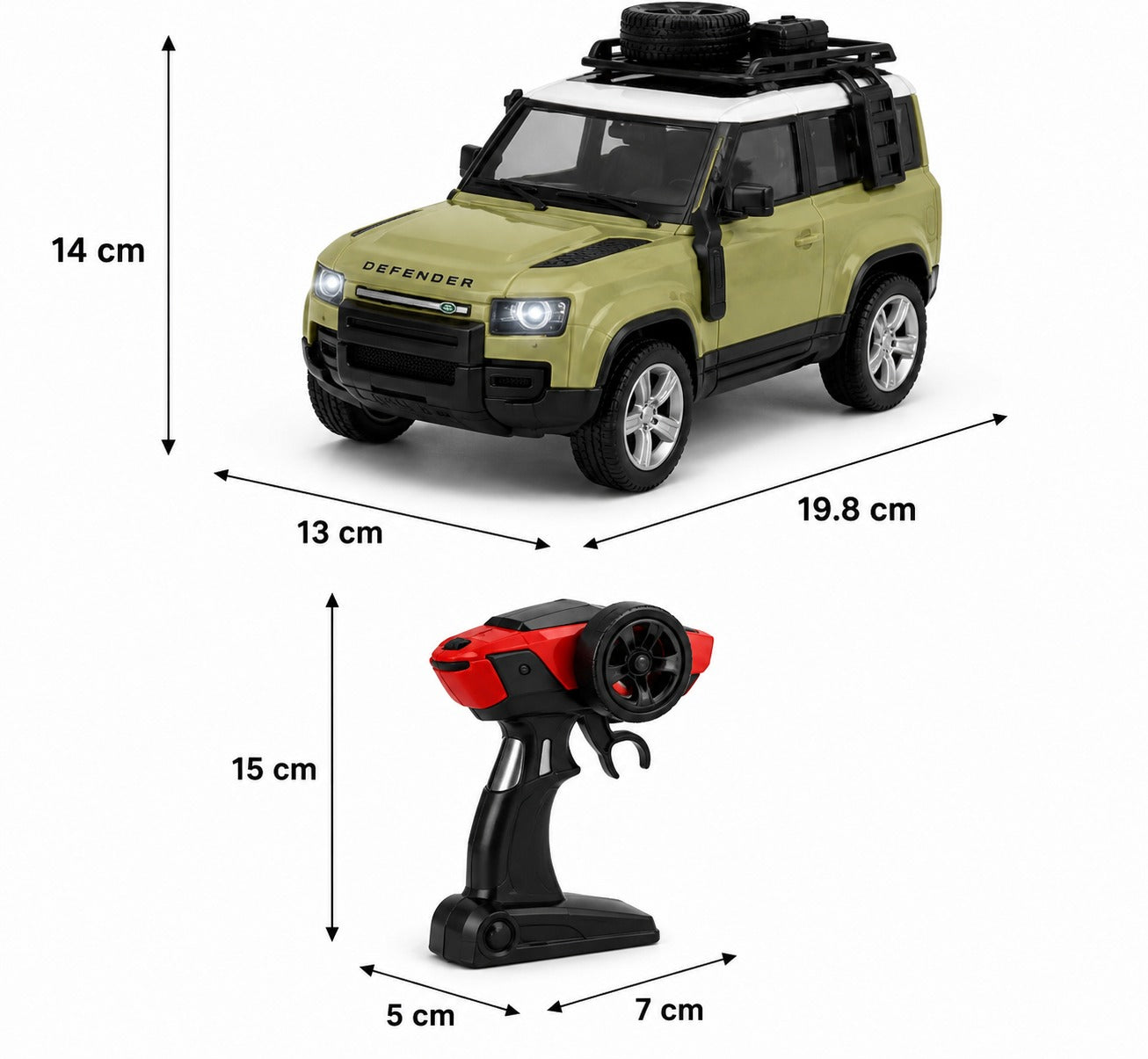 Land Rover Defender 1:12 Scale RC Car