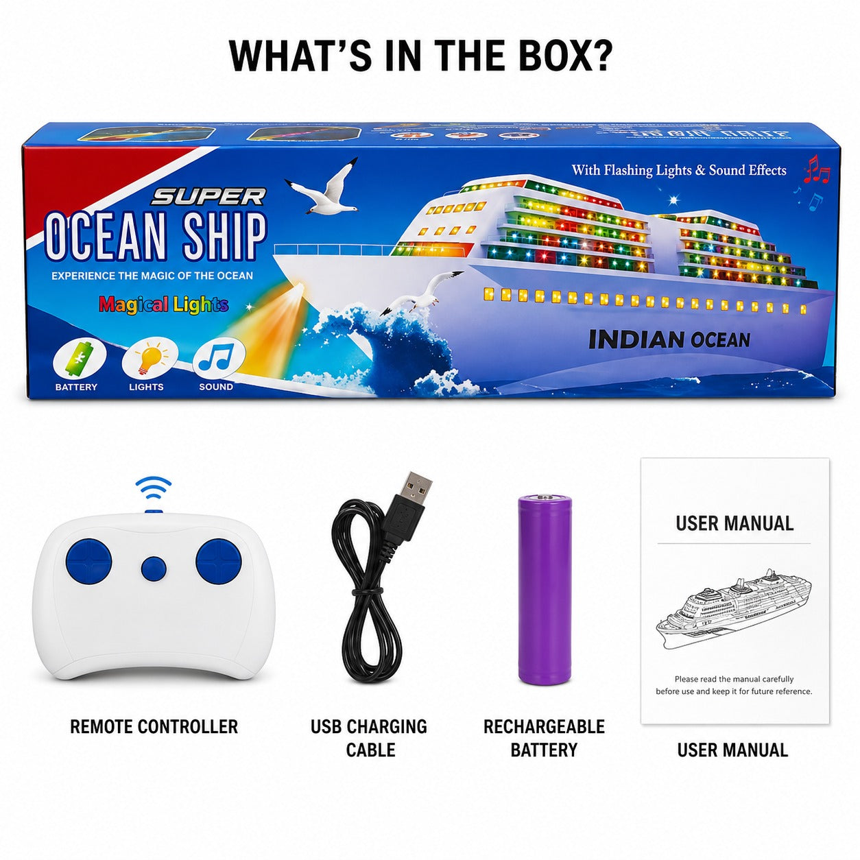 Super Ocean Ship RC Toy