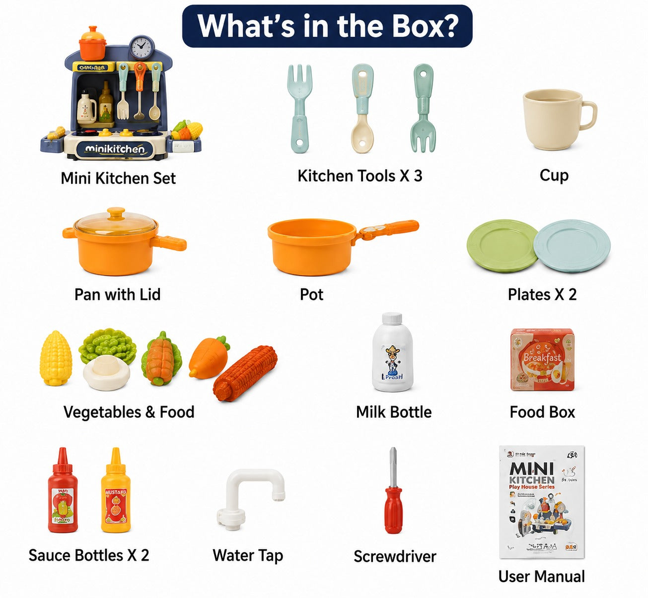 Mini Kitchen Play Set