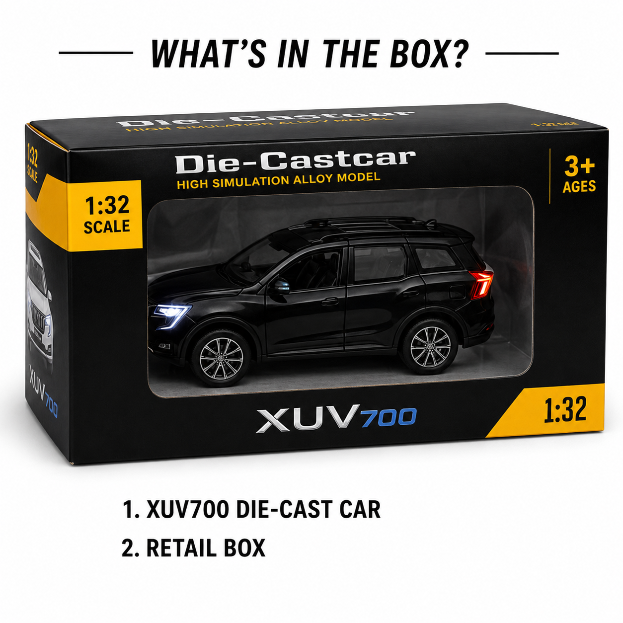 XUV700 1:32 Die-Cast Alloy Model Car