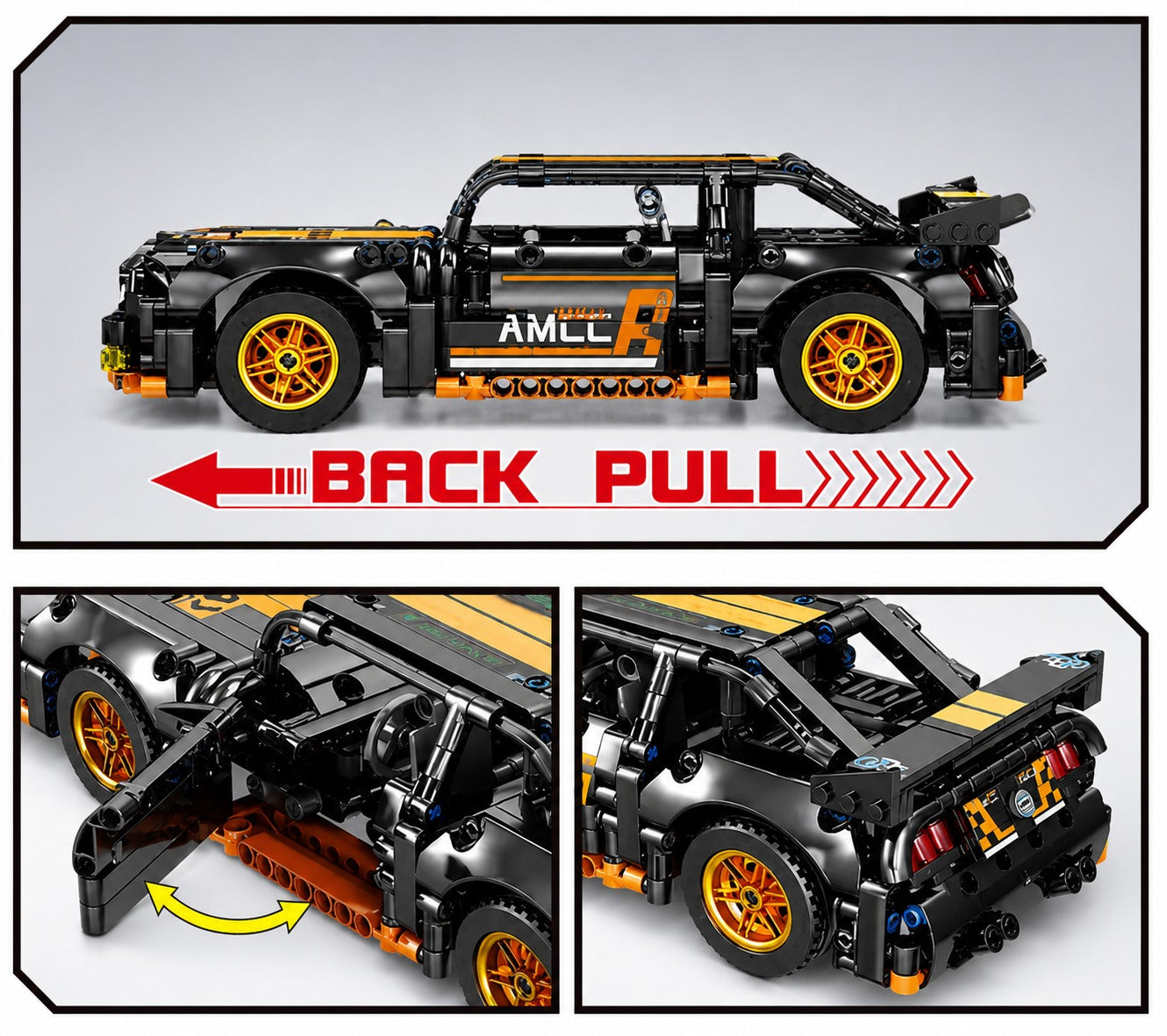 Supercar Building Block RC Car