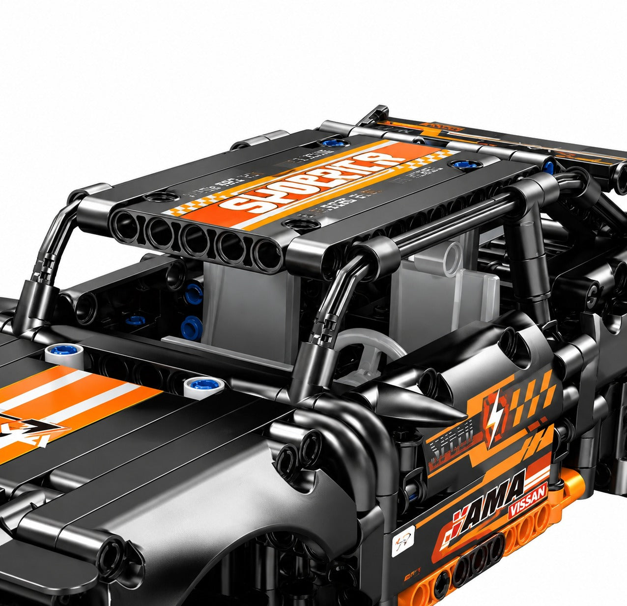 Supercar Building Block RC Car