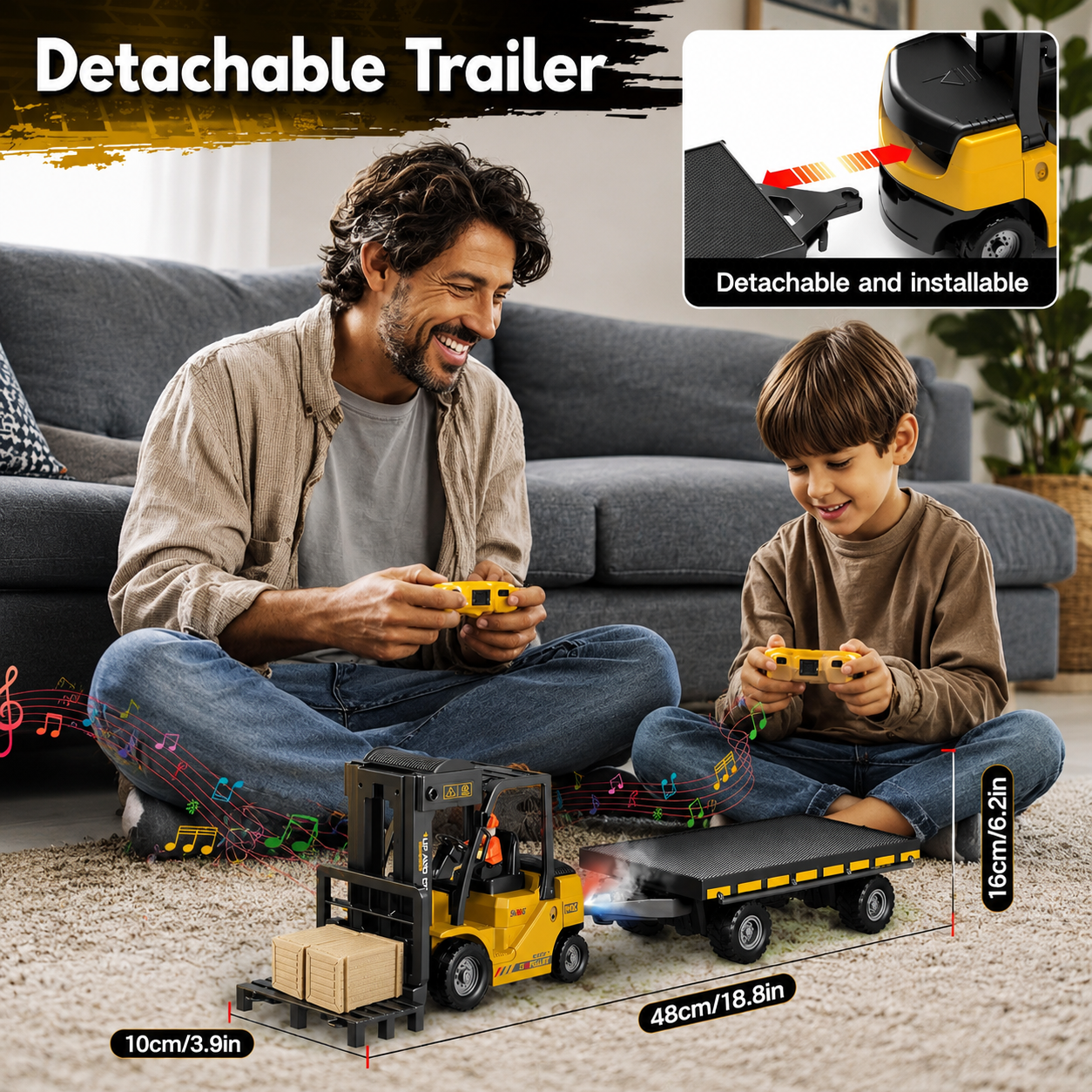 RC Flatbed Forklift Truck – Build, Lift & Transport Like a Pro!