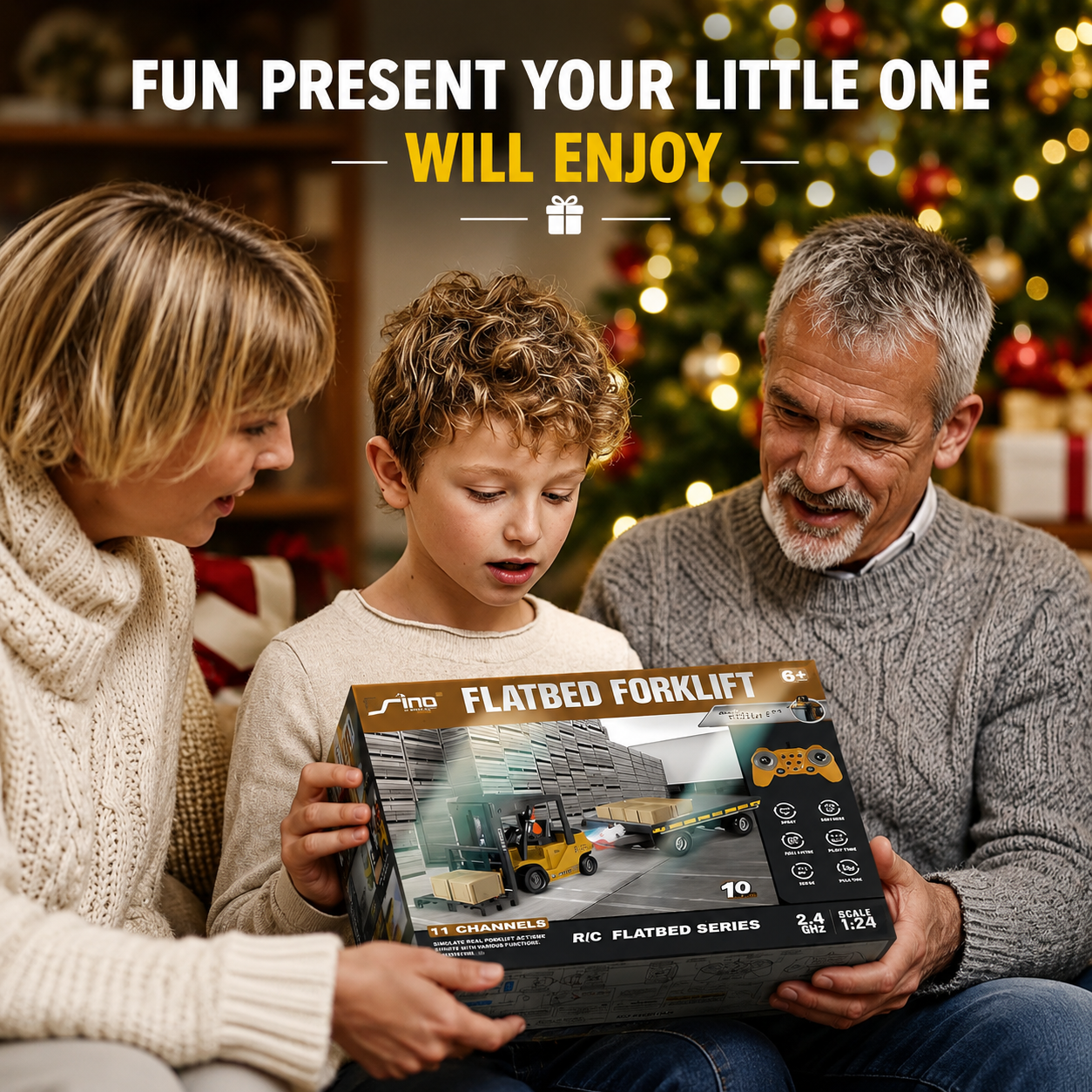 RC Flatbed Forklift Truck – Build, Lift & Transport Like a Pro!