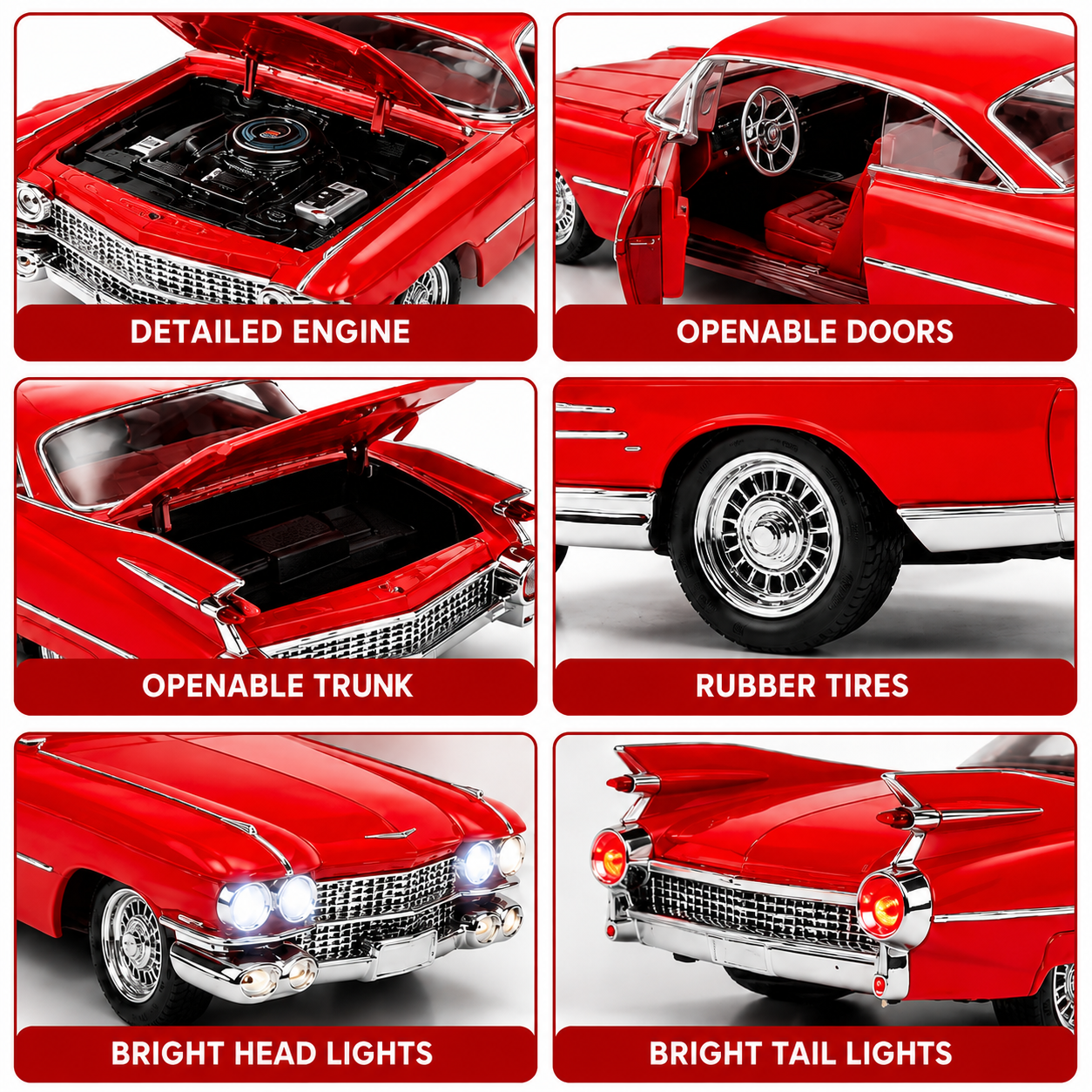 1:32 Die-Cast Classic Vintage Car