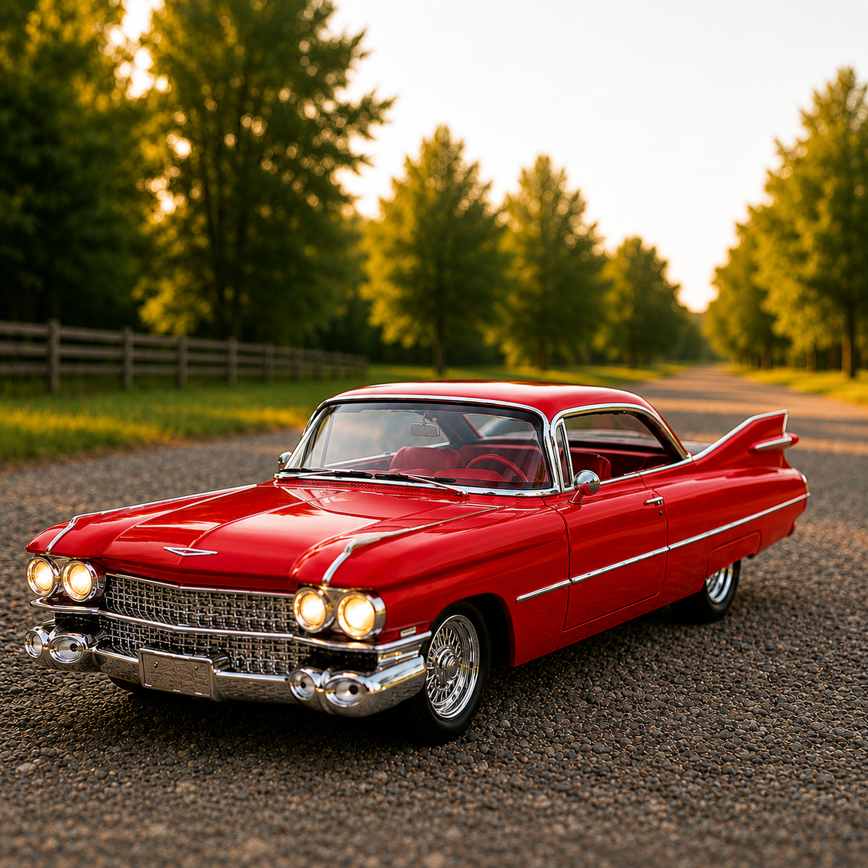 1:32 Die-Cast Classic Vintage Car