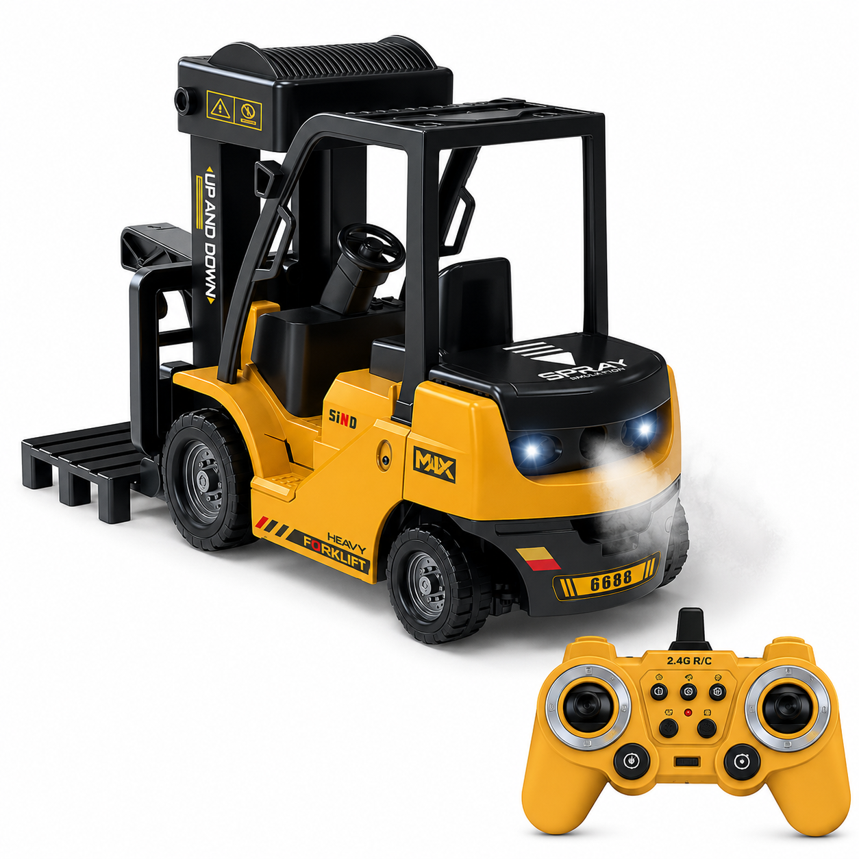 RC Flatbed Forklift Truck – Build, Lift & Transport Like a Pro!