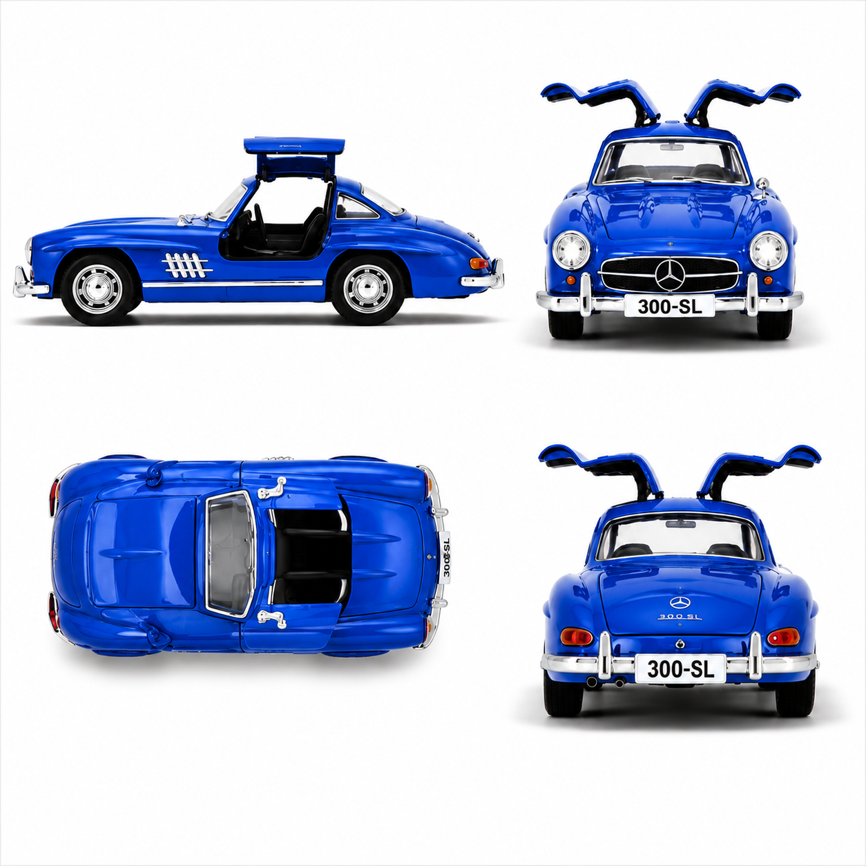 Classic Mercedes-Benz 300SL Die-Cast Model Car