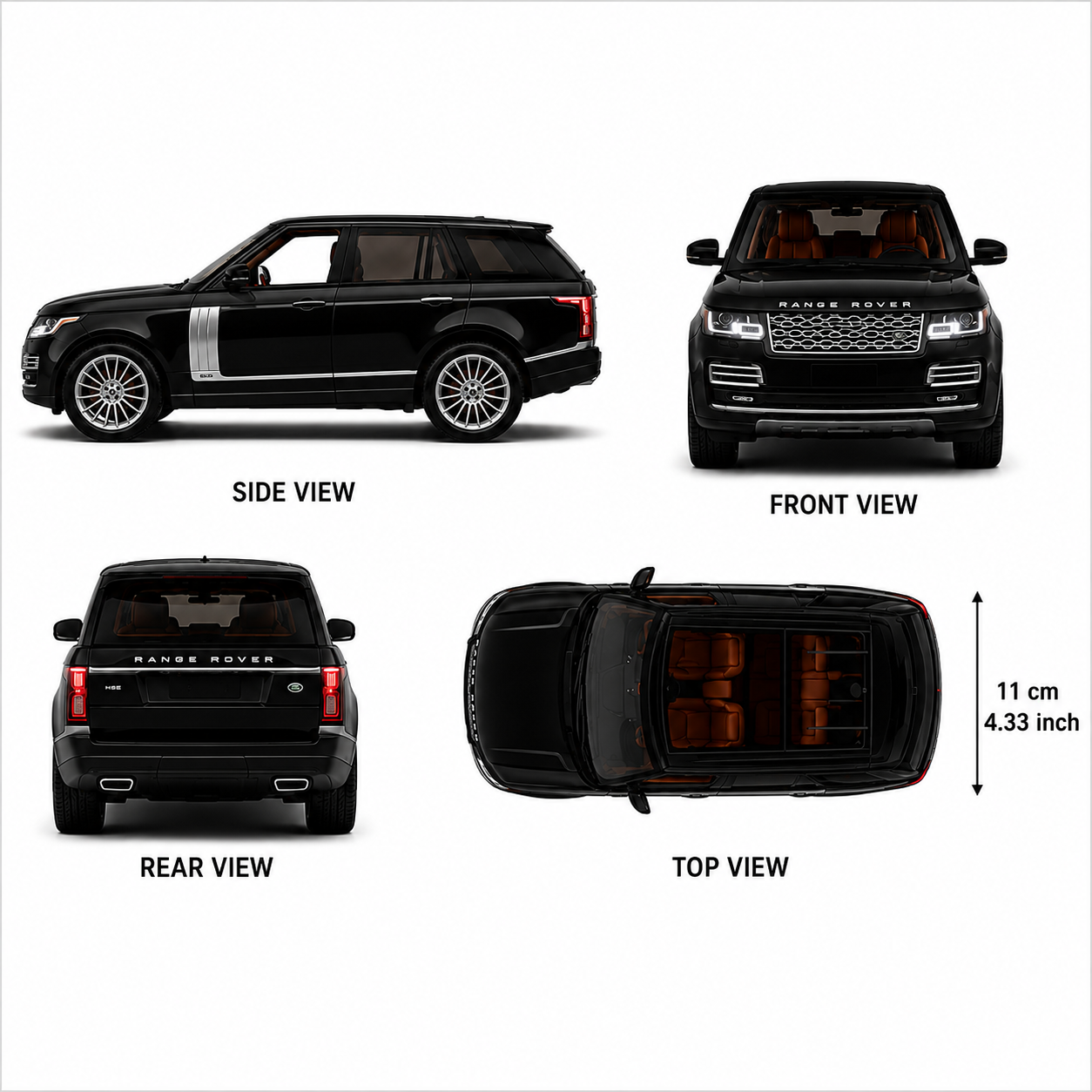 1:18 Die-Cast Range Rover SUV