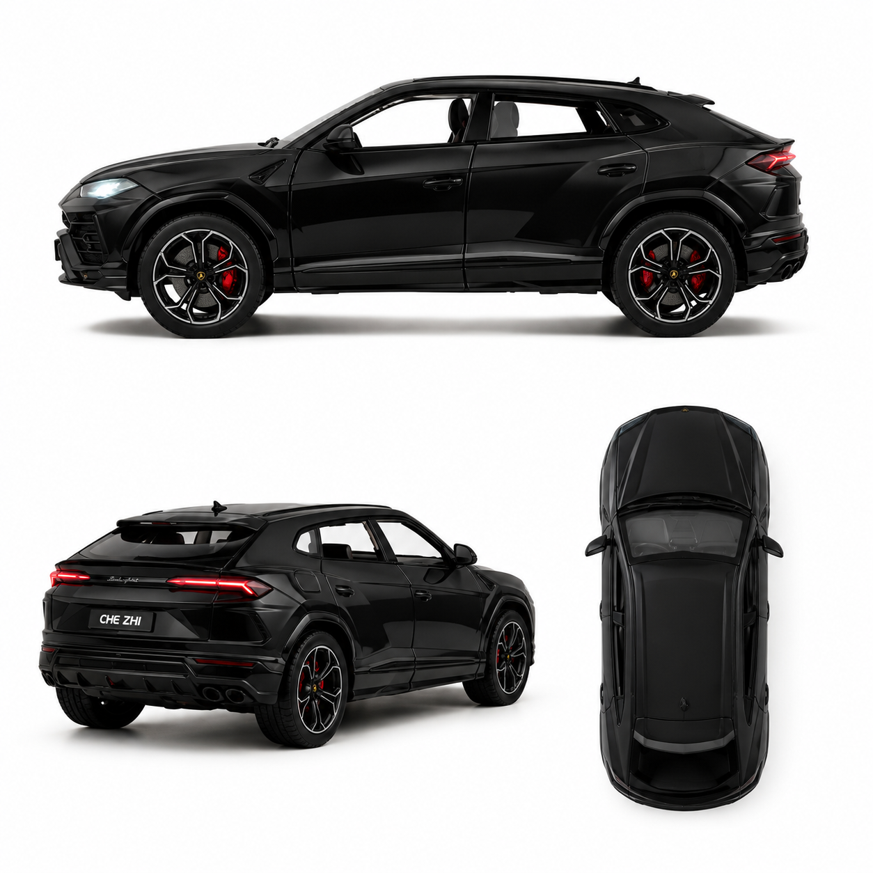 Die-Cast SUV Model Car with Sound & Light