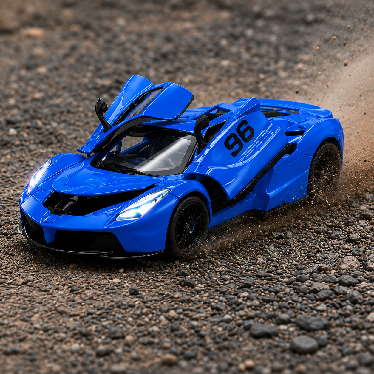 1:24 Scale Die-Cast Sports Car Model with Light & Sound
