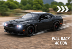 Die-Cast Muscle Car with Sound & Light